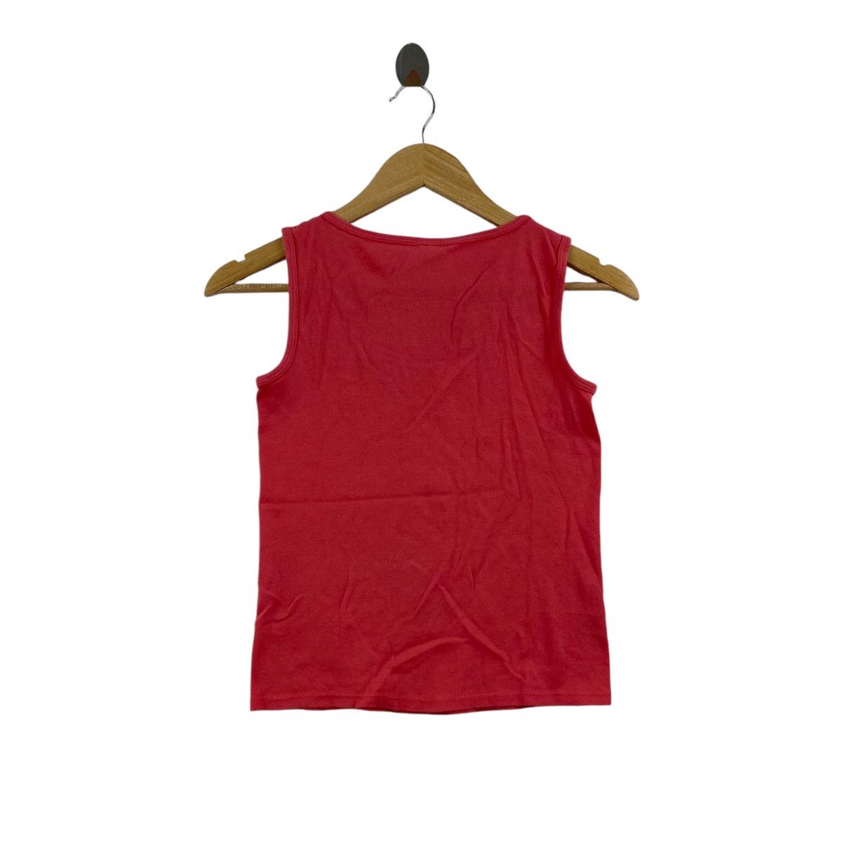 Japanese Brand Vintage PONT DE CHALONS Japanese Brand Plain Red Sleeveless Size US XXS / EU 40 - 3 Thumbnail