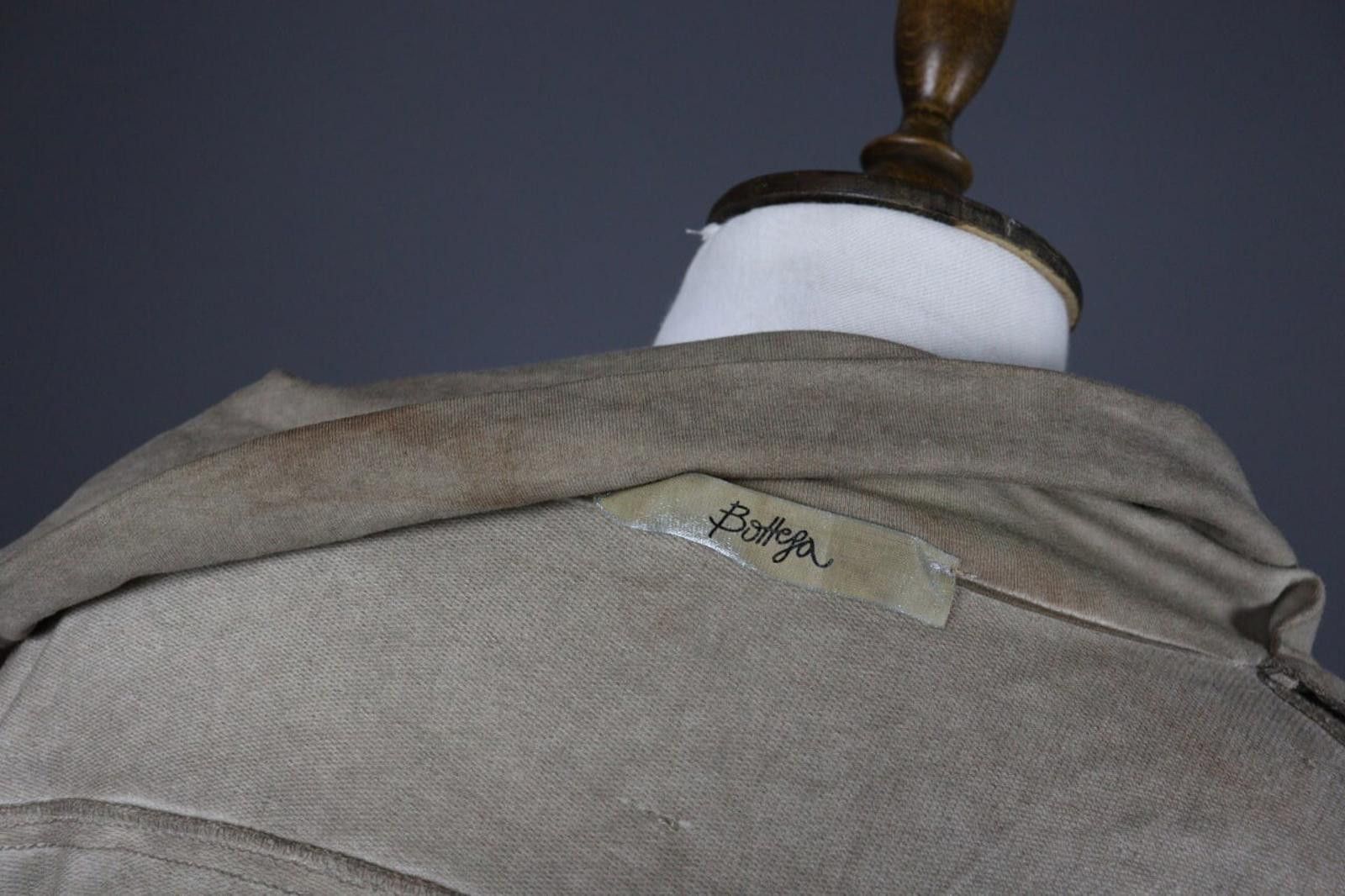 Bottega Veneta Bottega by Elisa Cavaletti Beige Coat Jacket Size L Size L / US 10 / IT 46 - 8 Thumbnail