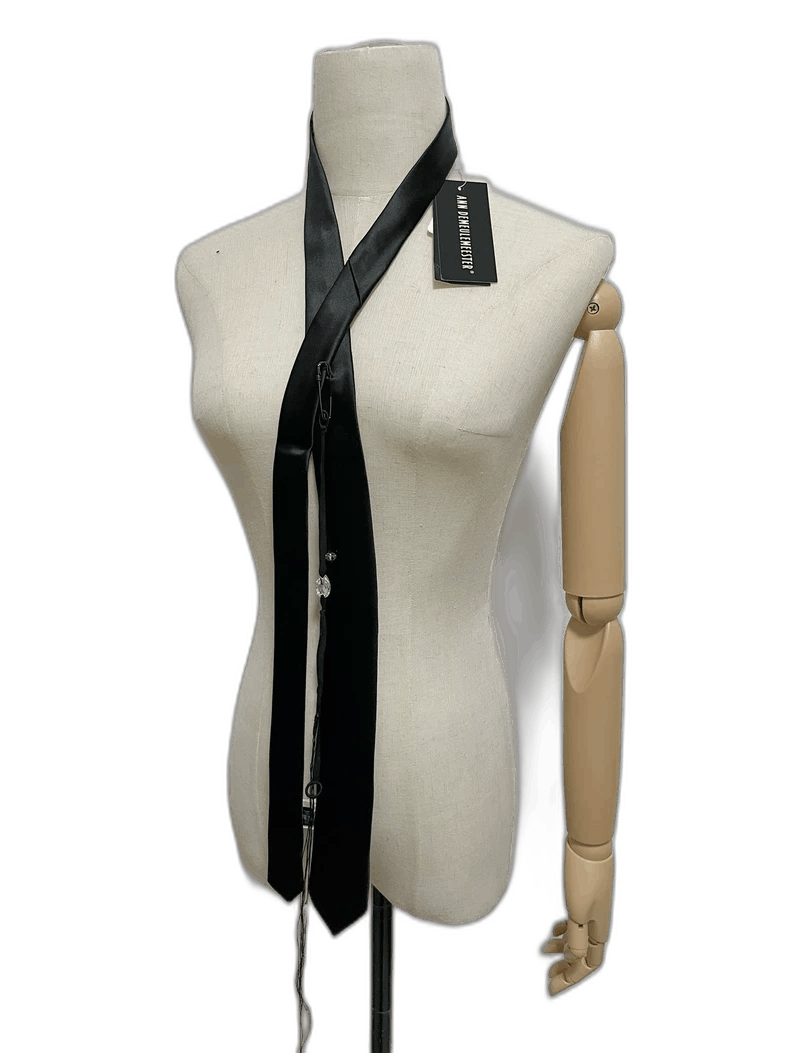 Ann Demeulemeester Ann Demeulemeester Silk Tie Size ONE SIZE - 1 Thumbnail