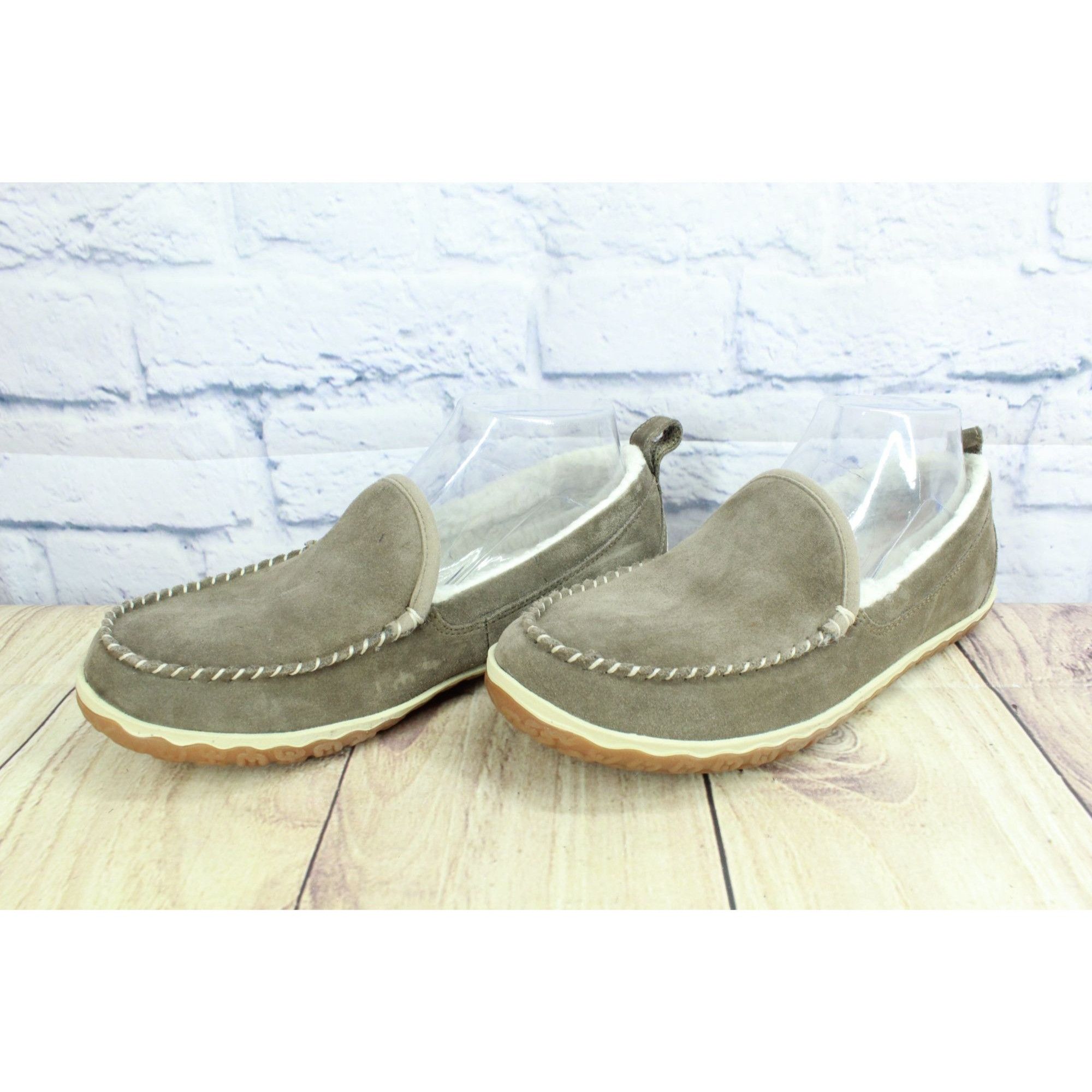 L.L. Bean LL Bean Dark Cement Fleece Lined Mountain Moccasins Size US 8 / IT 38 - 2 Thumbnail