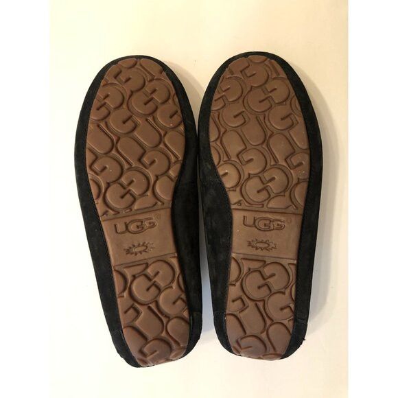 Ugg UGG women's suede shearling moccasin slippers 5612 size: 8 Size US 8 / IT 38 - 5 Thumbnail