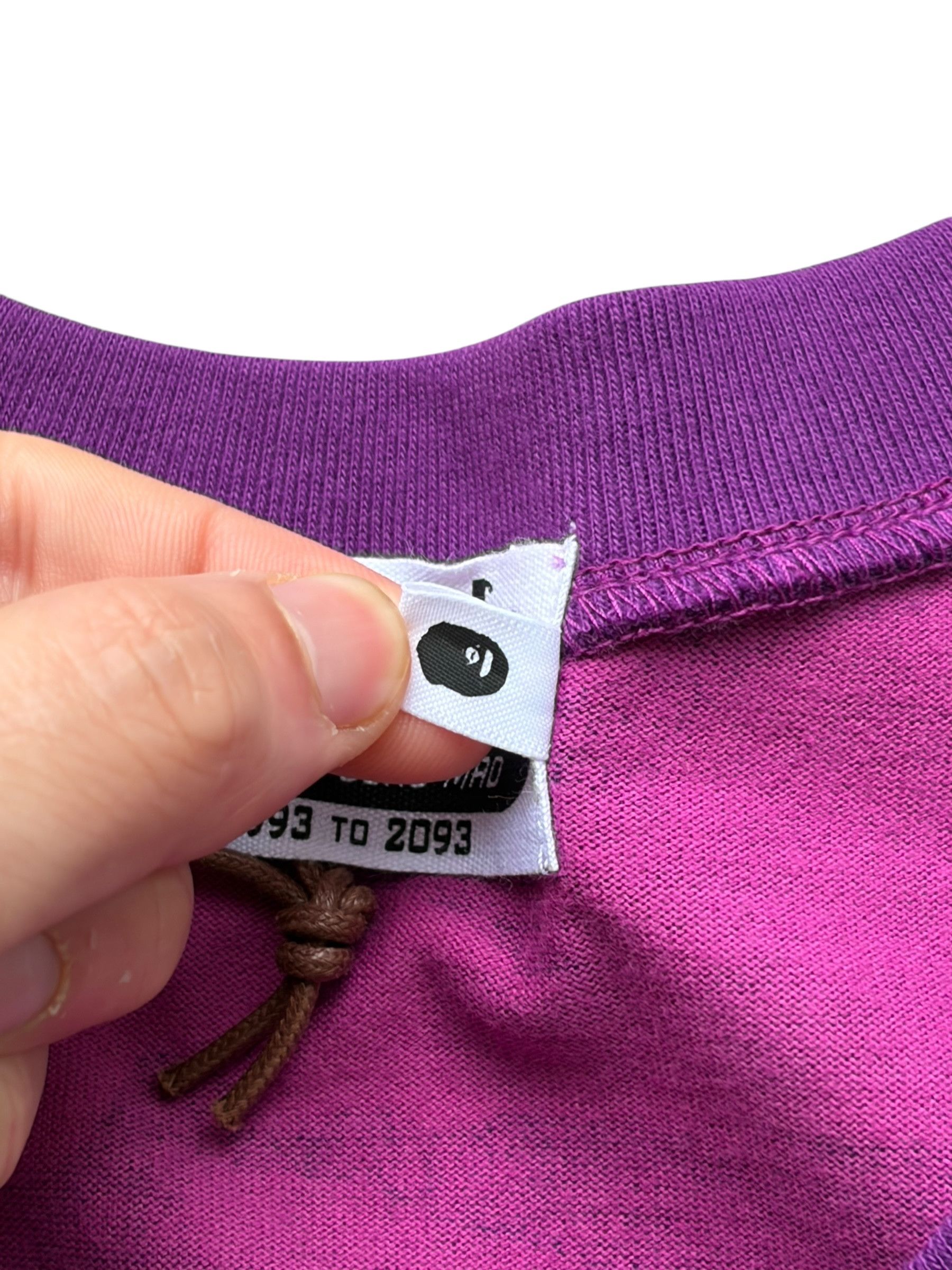 Bape Bape Purple Camo White College Logo Sleeveless Tank Top Size US L / EU 52-54 / 3 - 5 Thumbnail