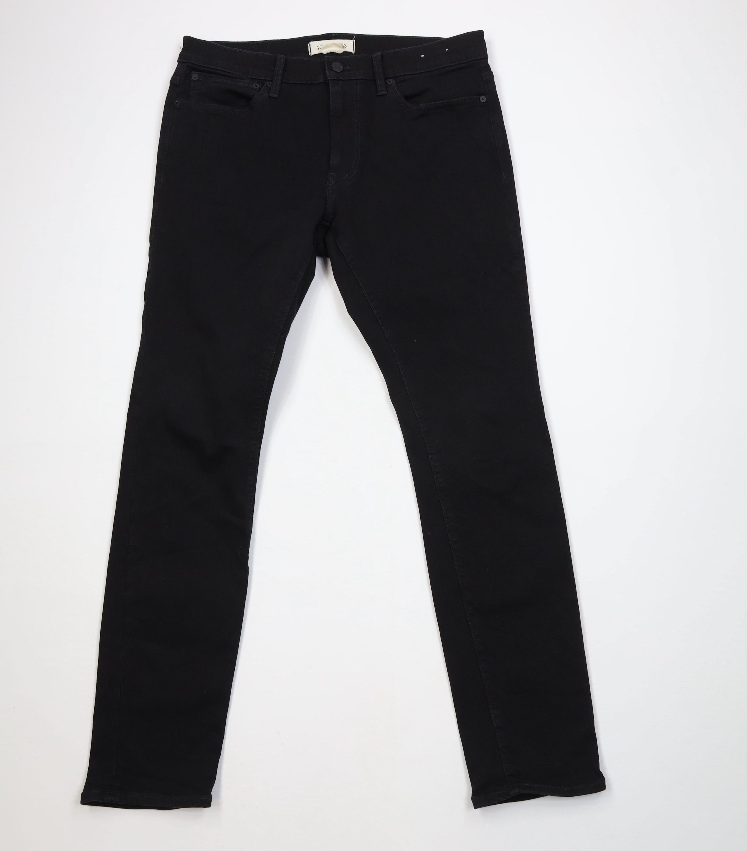 Madewell Madewell Faded Stretch Skinny Leg Denim Jeans Black Size US 33 - 1 Thumbnail