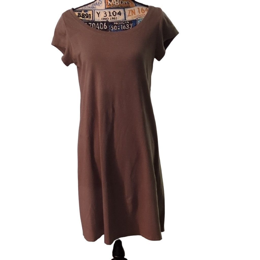 Eileen Fisher Eileen Fisher Tencel Jersey Dress Size Medium Size M / US 6-8 / IT 42-44 - 2 Thumbnail
