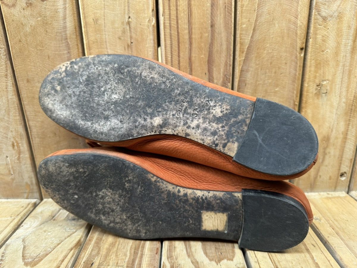 Gucci Gucci Orange women’s leather ballet flats EUR 37 US 7 Size US 7 / IT 37 - 16 Thumbnail