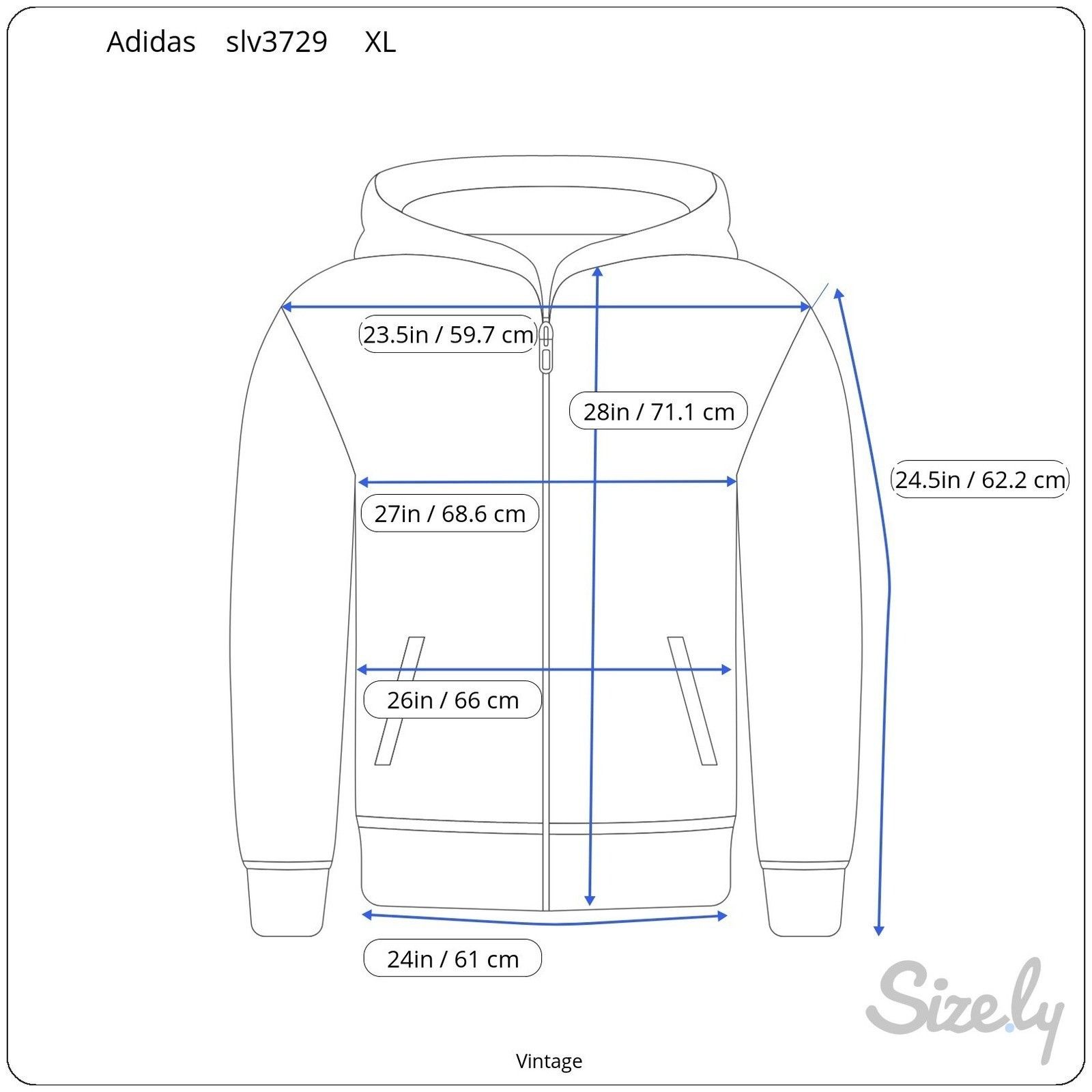 Adidas Adidas Mens XL Full Zip Hoodie White Fleece Lined 3-Stripe E Size US XL / EU 56 / 4 - 8 Thumbnail