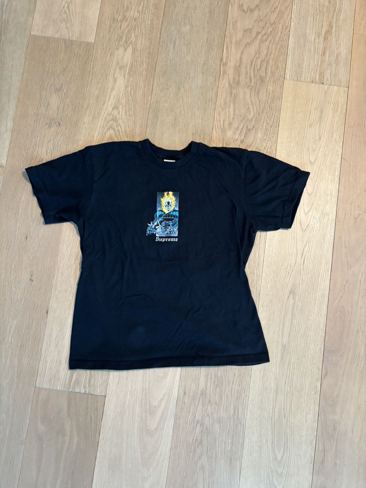 Supreme Supreme Ghost Riders black Tee Grailed