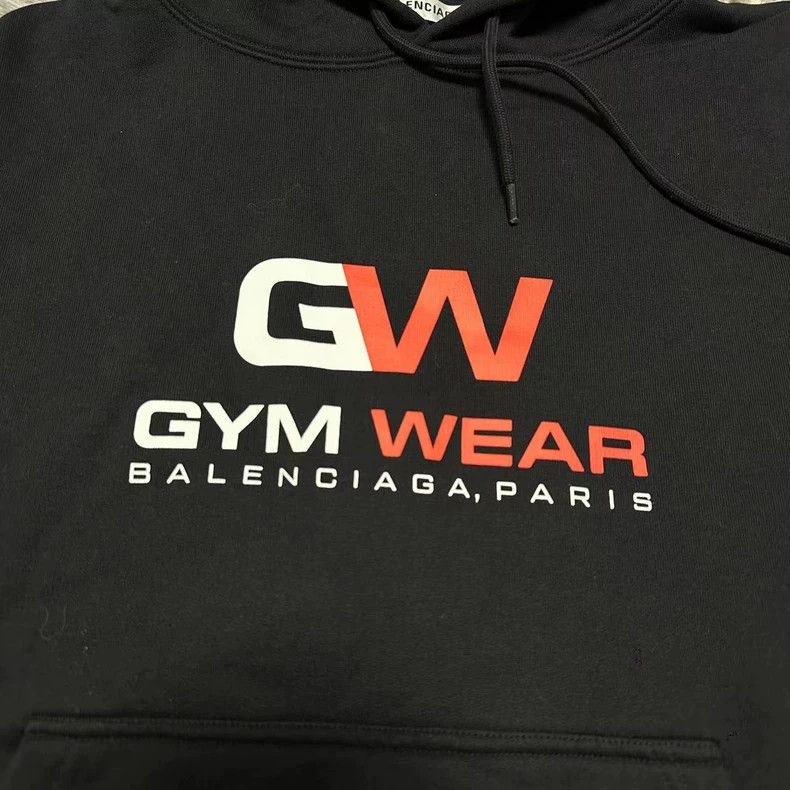 Balenciaga Black logo sweatshirt 2502-Nextarrow