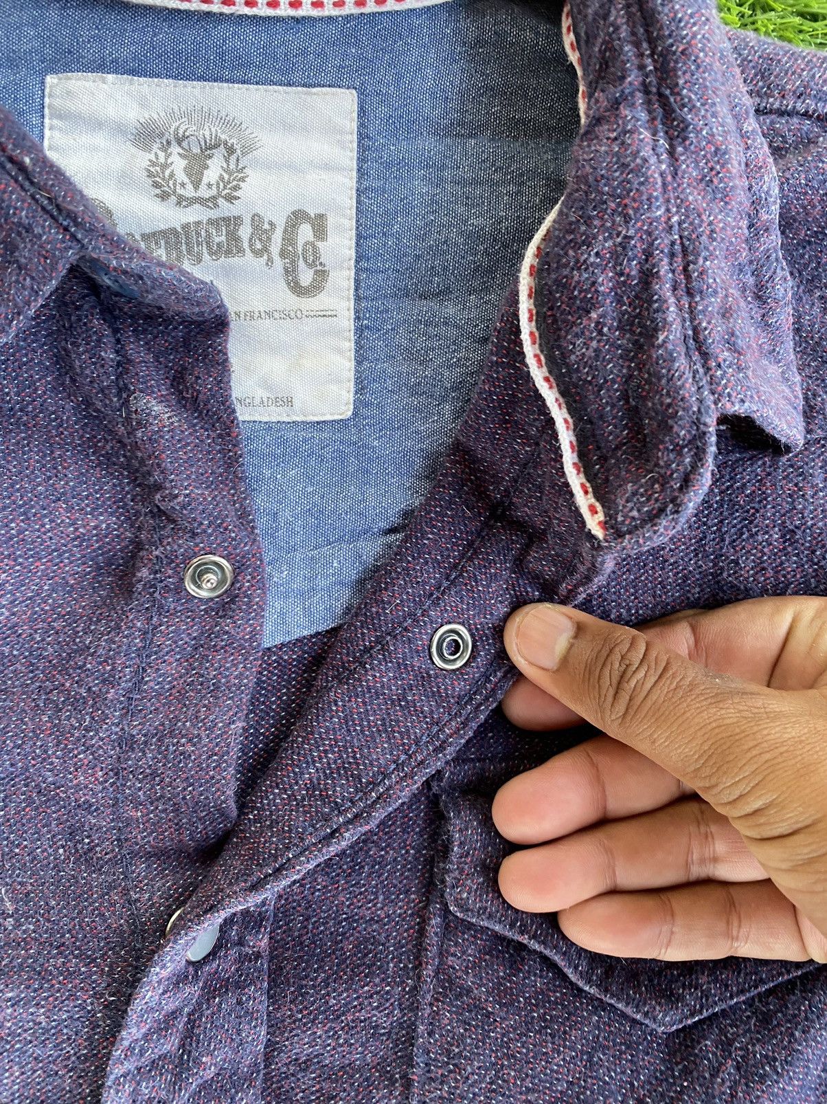 If Six Was Nine × Vintage Roebuck & Co Western Shirt Vintage Size US L / EU 52-54 / 3 - 3 Thumbnail