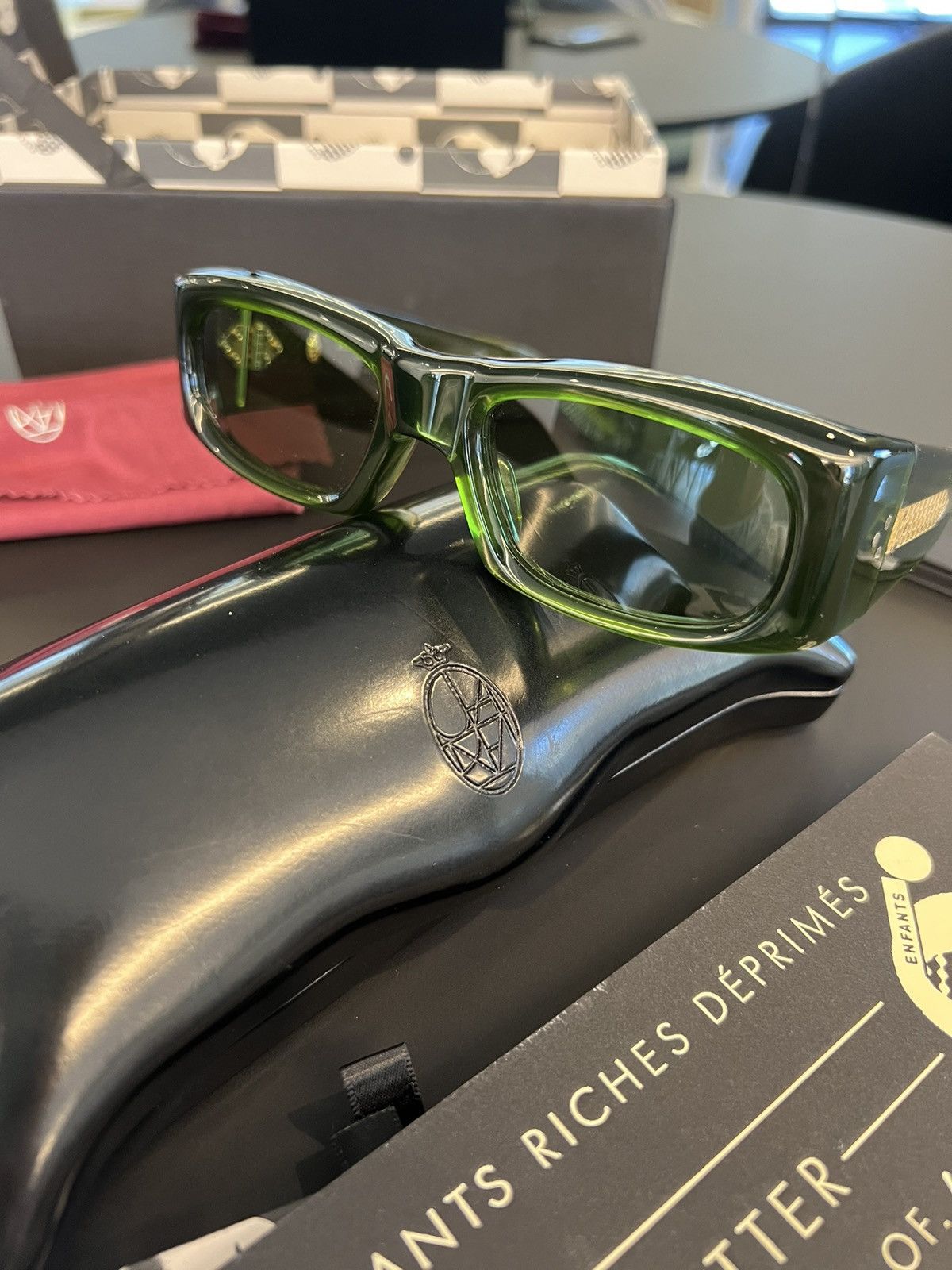 Enfants Riches Deprimes × Jacques Marie Mage Enfant Riches Deprimes The Upsetter Sunglasses Size ONE SIZE - 12 Thumbnail