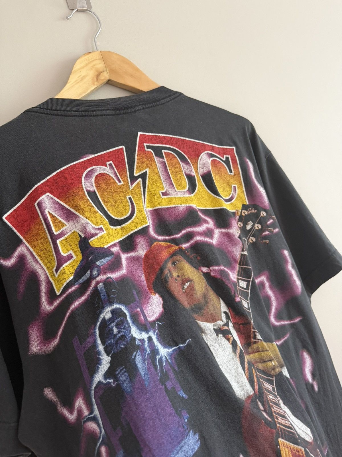 Vintage AC/DC All Over Print T-Shirt Size US M / EU 48-50 / 2 - 7 Thumbnail