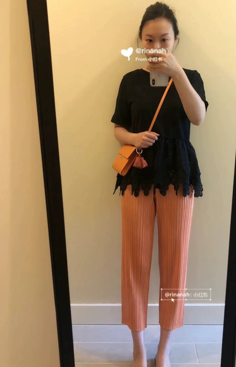 Issey Miyake Issey Miyake Orange pleated pants Size 26" / US 2 / IT 38 - 5 Thumbnail
