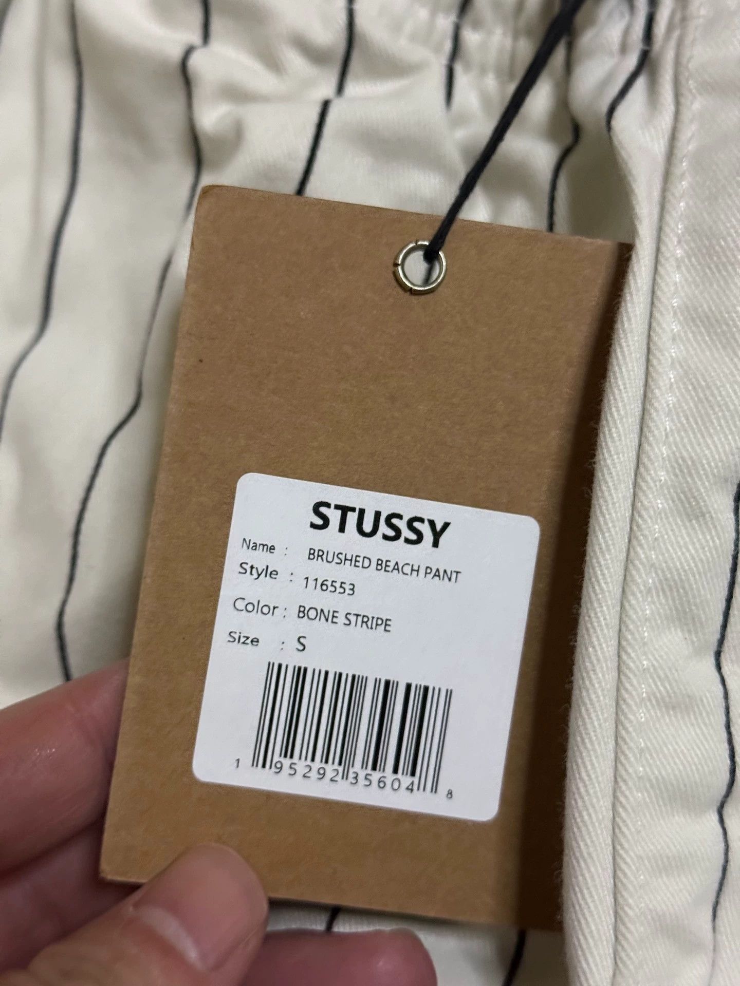 Stussy Stussy Striped Brushed Beach Pant S New With Tags Size US 29 - 3 Thumbnail