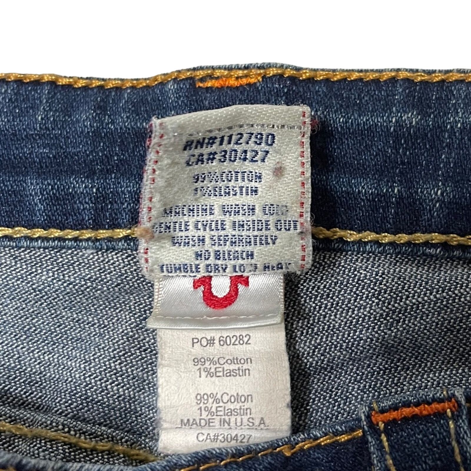 True Religion True Religion Joey Flare Boot Cut Jeans Size 29 Size 29" - 5 Thumbnail