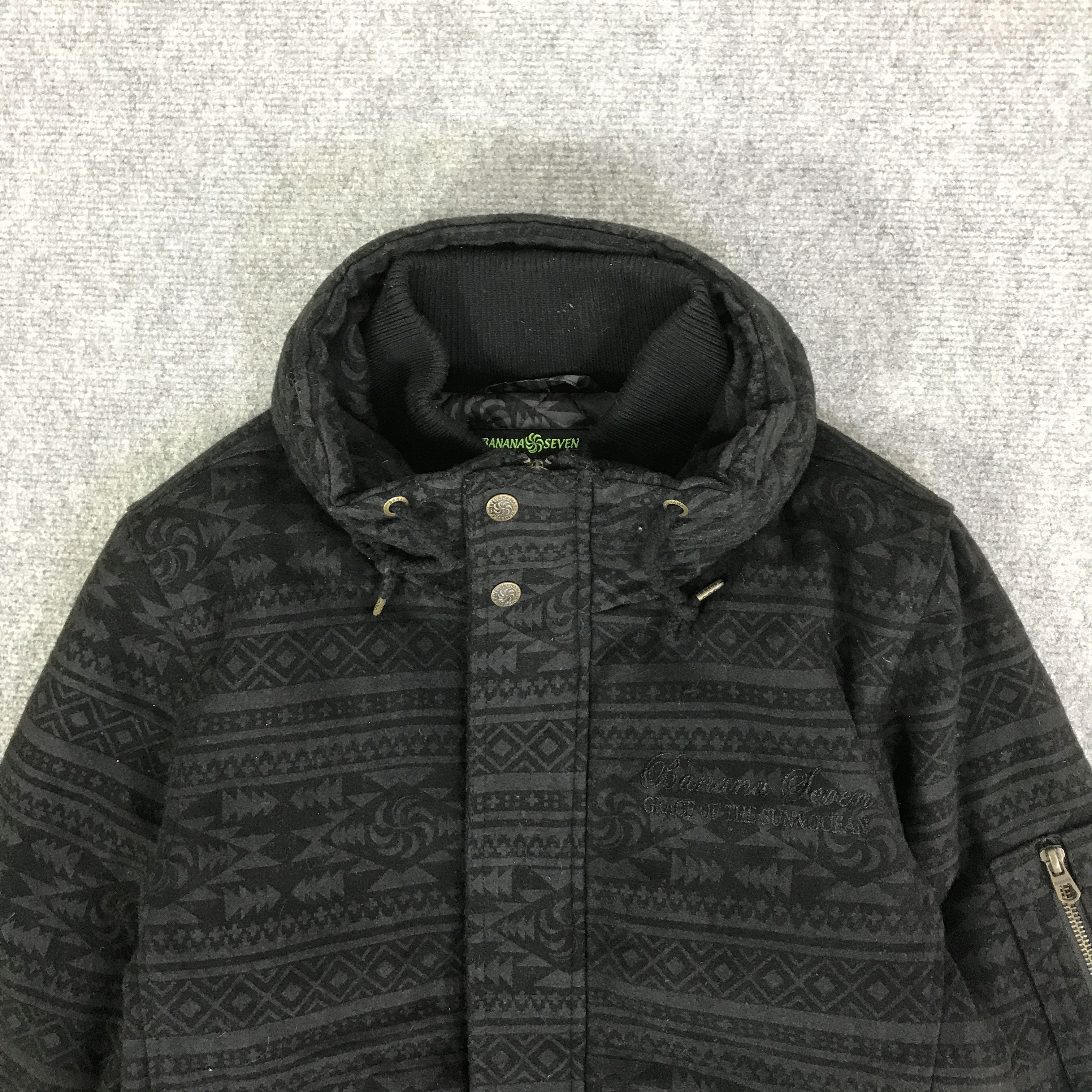 Japanese Brand BANANA SEVEN WOOL JACKET K109B6 Size US M / EU 48-50 / 2 - 2 Thumbnail