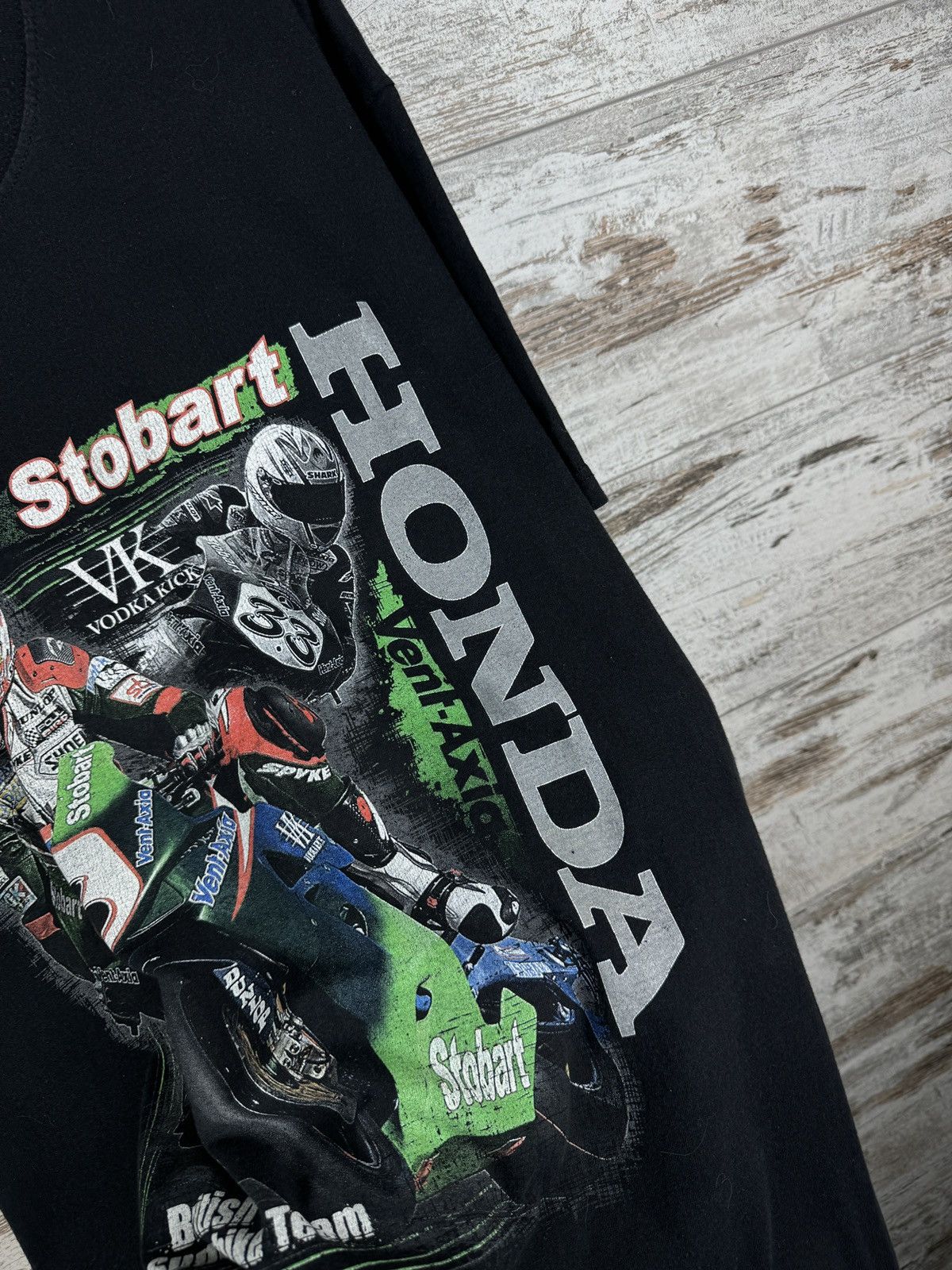 Honda Mens Vintage Honda Racing T-shirt tee y2k rare tee stobart Size US L / EU 52-54 / 3 - 4 Thumbnail
