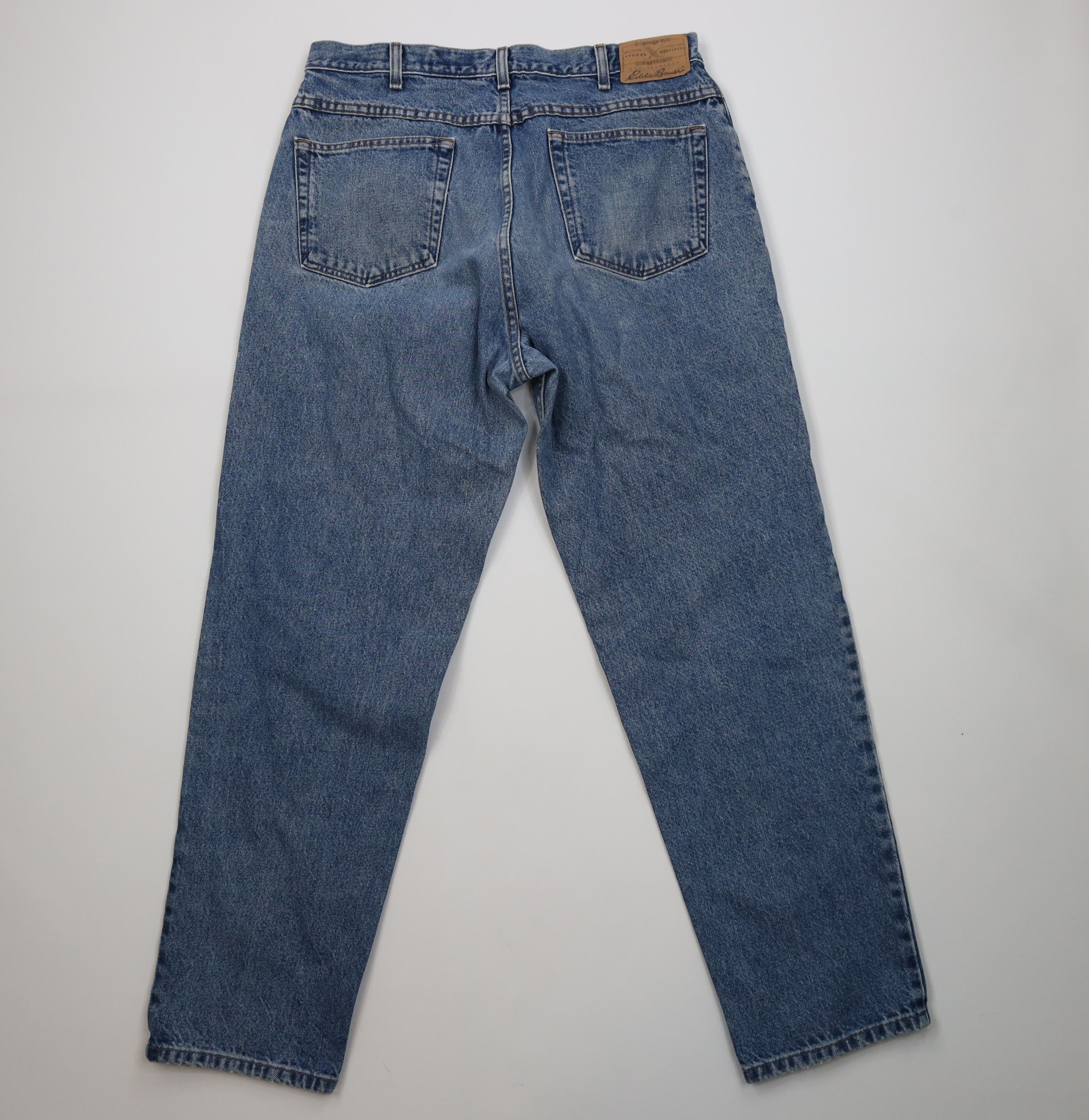 Eddie Bauer Vintage 90s Eddie Bauer Relaxed Fit Denim Jeans Blue Cotton Size US 34 / EU 50 - 12 Thumbnail