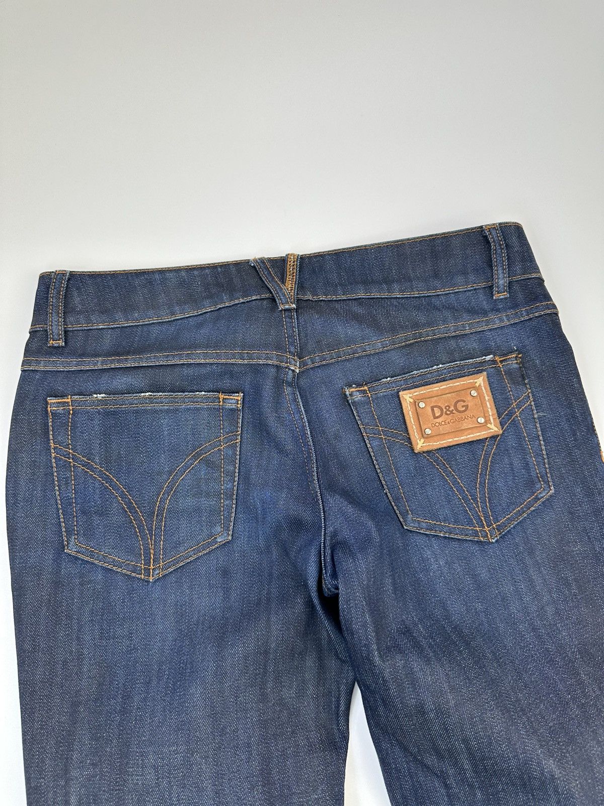Dolce & Gabbana Flared Dolce&Gabbana Y2K Denim Jeans 26 Size Size 26" / US 2 / IT 38 - 12 Thumbnail