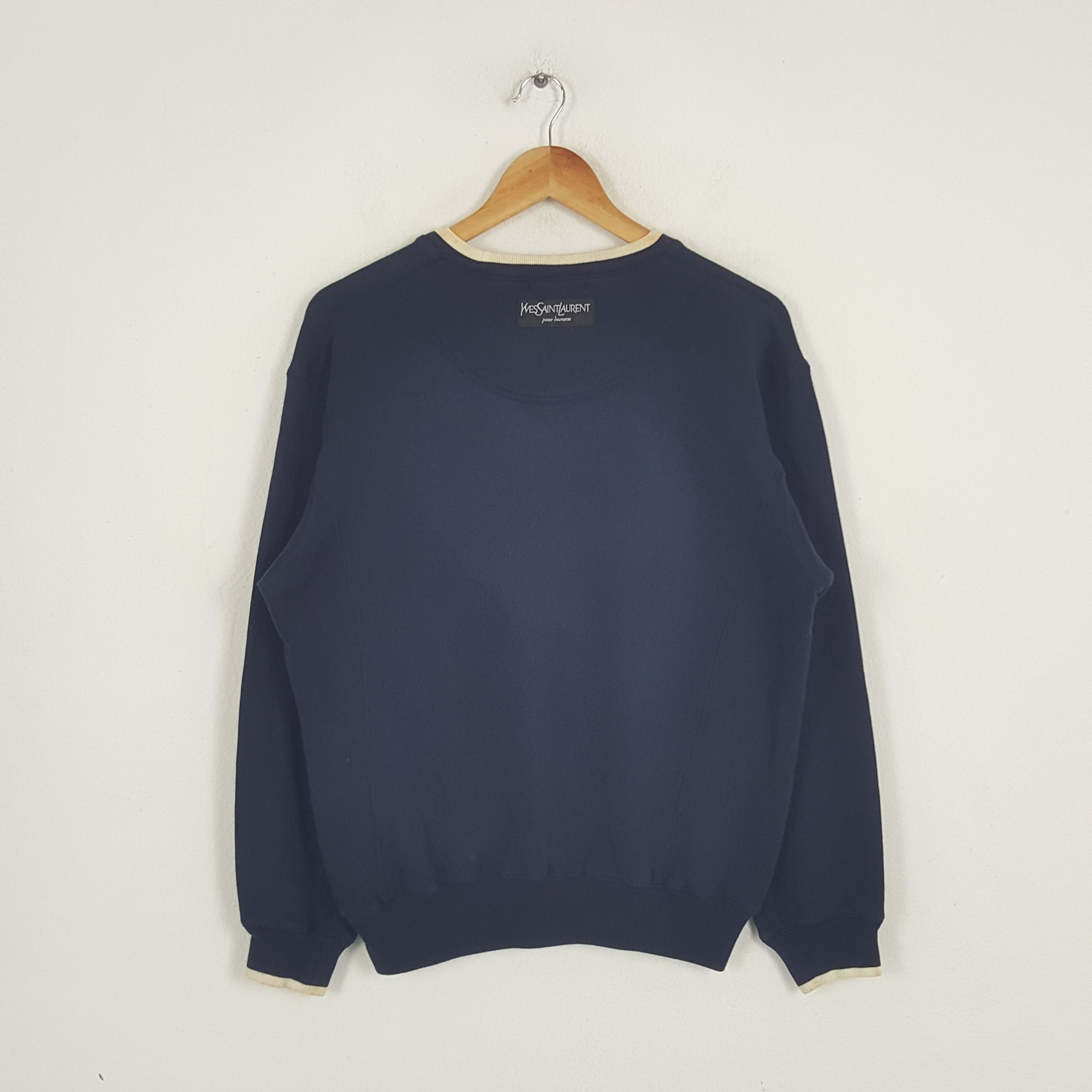Vintage × Yves Saint Laurent Vintage Yves Saint Laurent Italian Brand Sweatshirt Size US M / EU 48-50 / 2 - 3 Thumbnail
