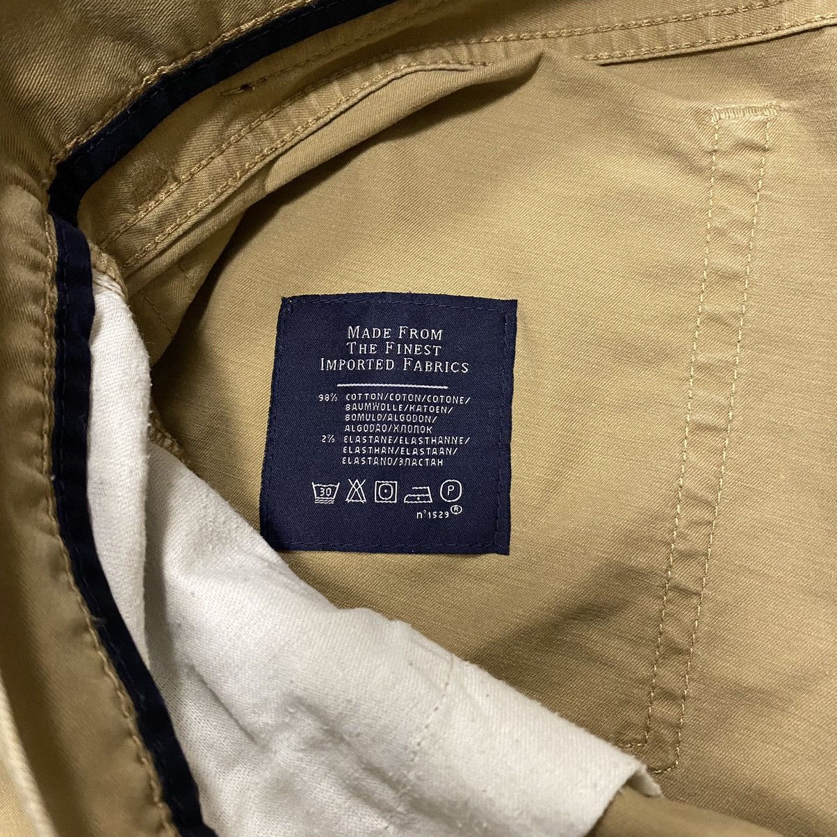 Polo Ralph Lauren Polo Ralph Lauren Basic Beige Mens Cotton Pants 34/34 Size US 34 / EU 50 - 9 Thumbnail