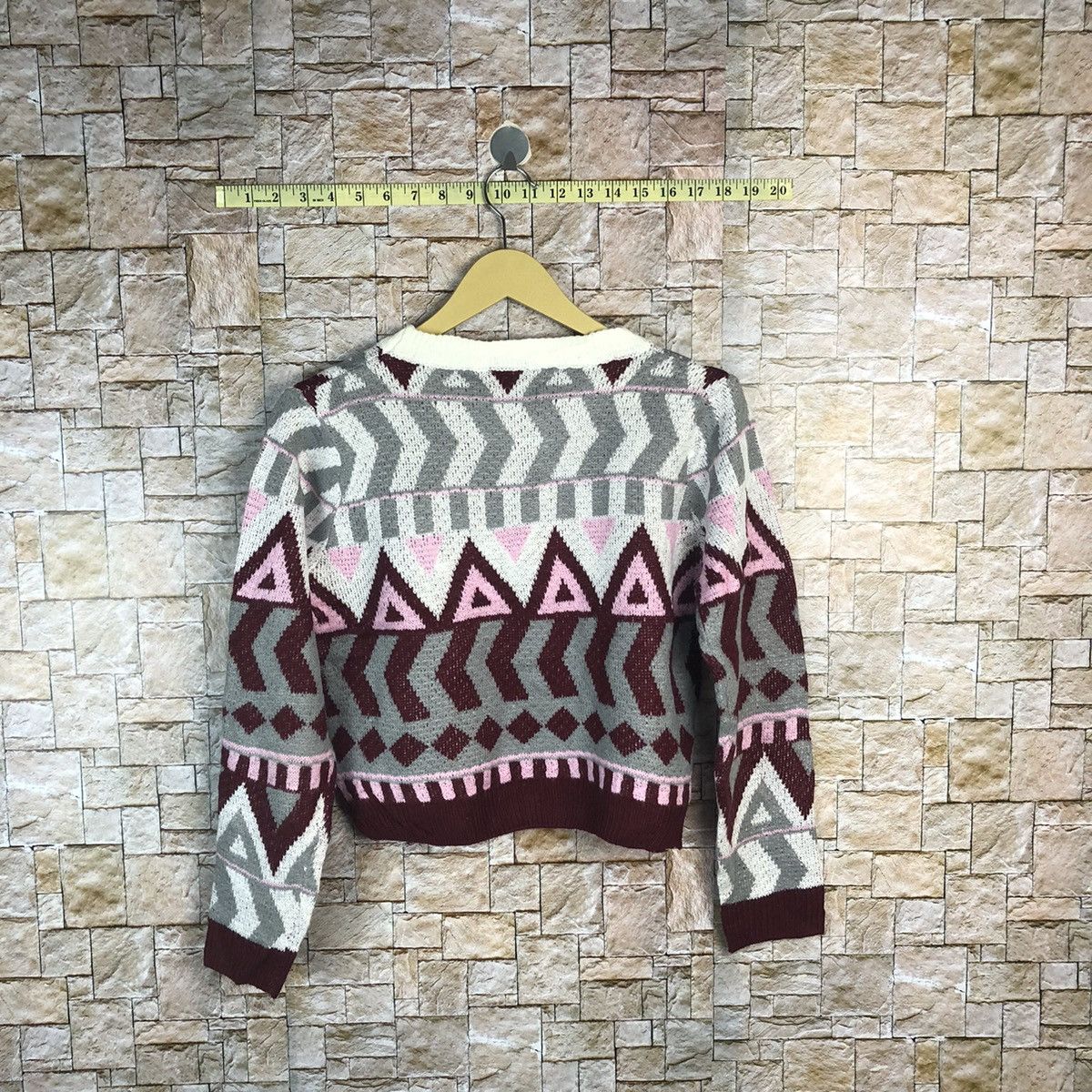 Homespun Knitwear × Japanese Brand Anap Purple art Knitwear #A769 Size XS / US 0-2 / IT 36-38 - 12 Thumbnail