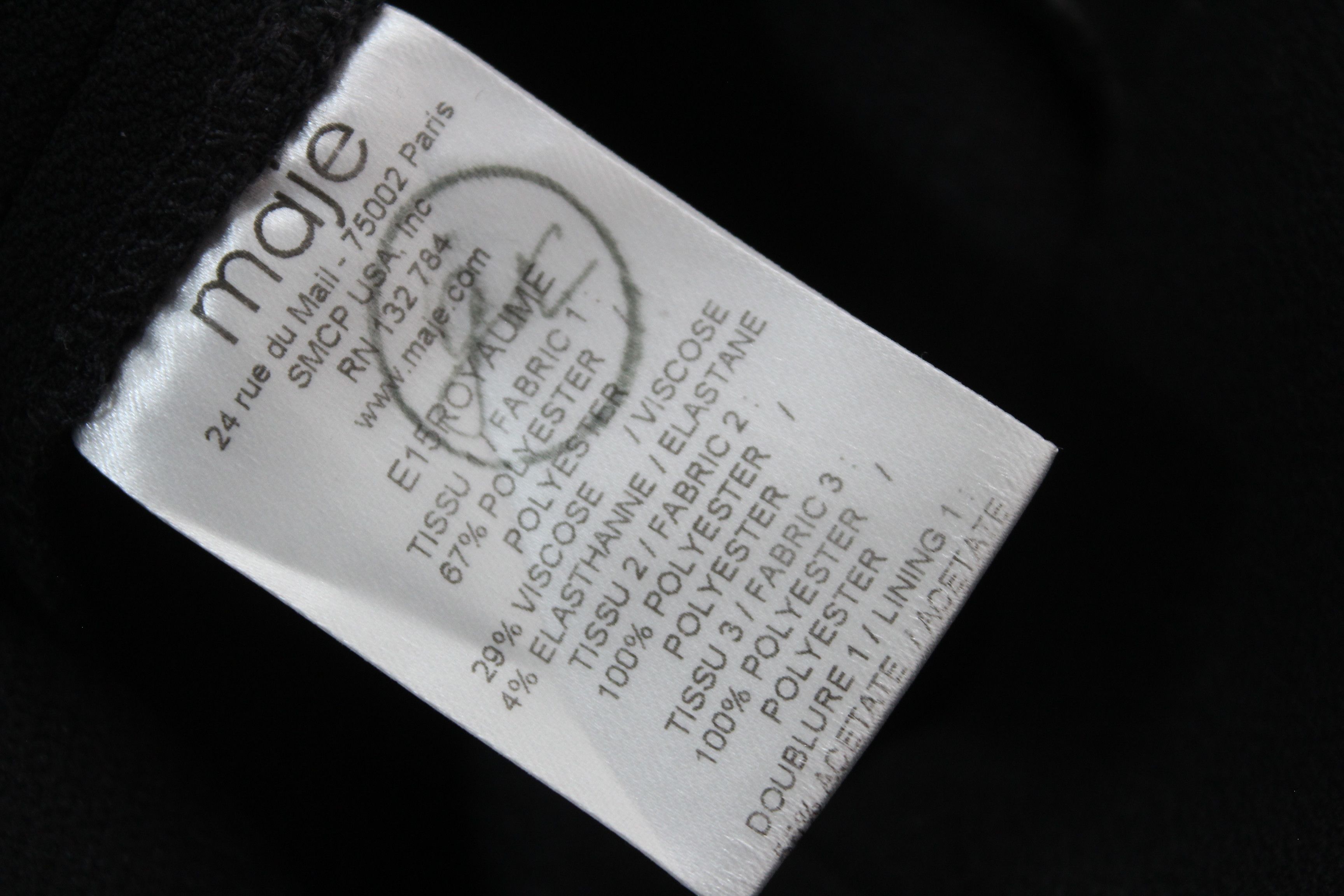 Maje Maje Black Dress Size 1 Authentic Hype Rare Size S / US 4 / IT 40 - 12 Thumbnail