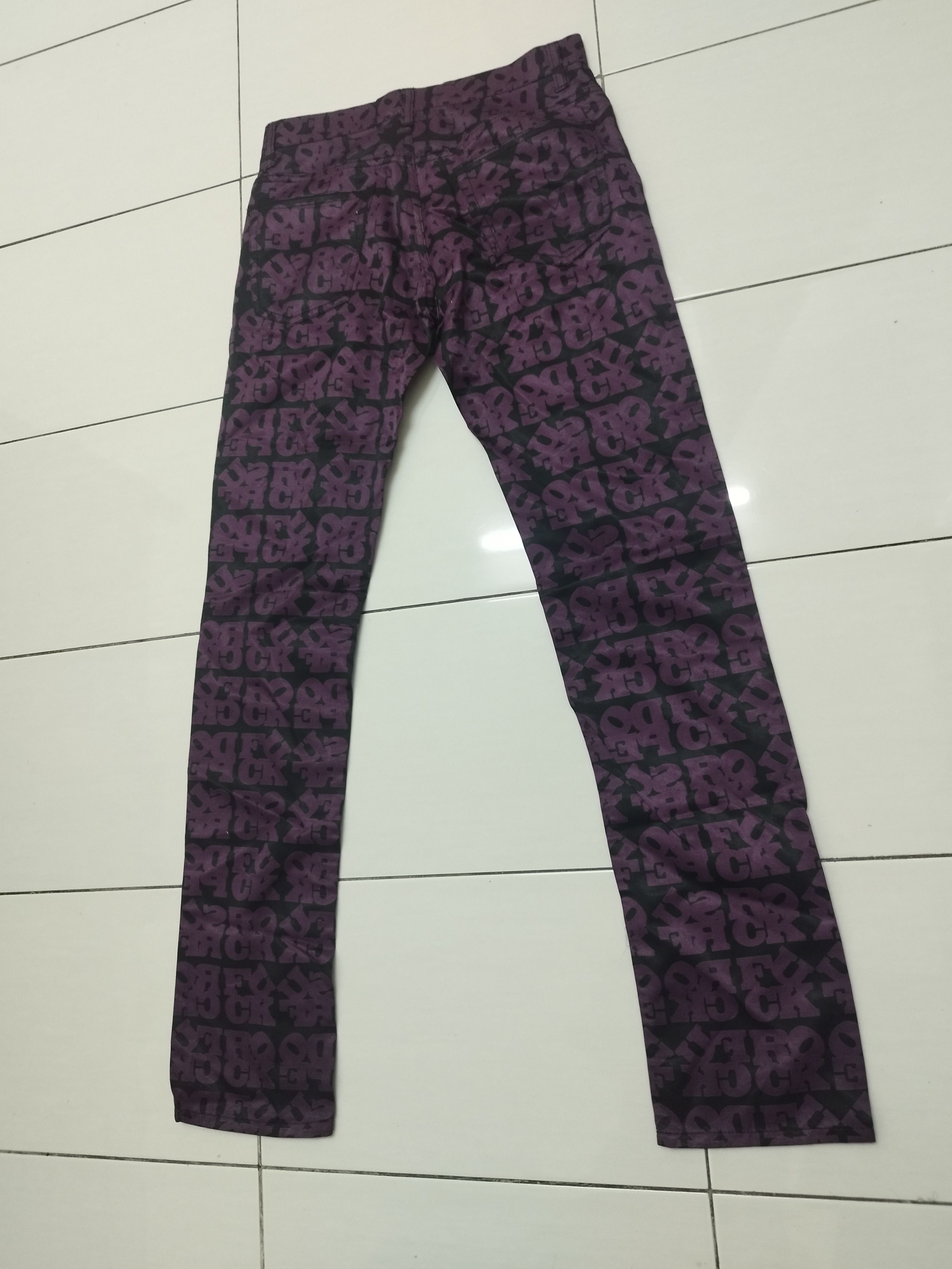 Hysteric Glamour × If Six Was Nine × Japanese Brand 00's Hysteric Glamour "Fuck Rock " Pants Size US 28 / EU 44 - 8 Thumbnail
