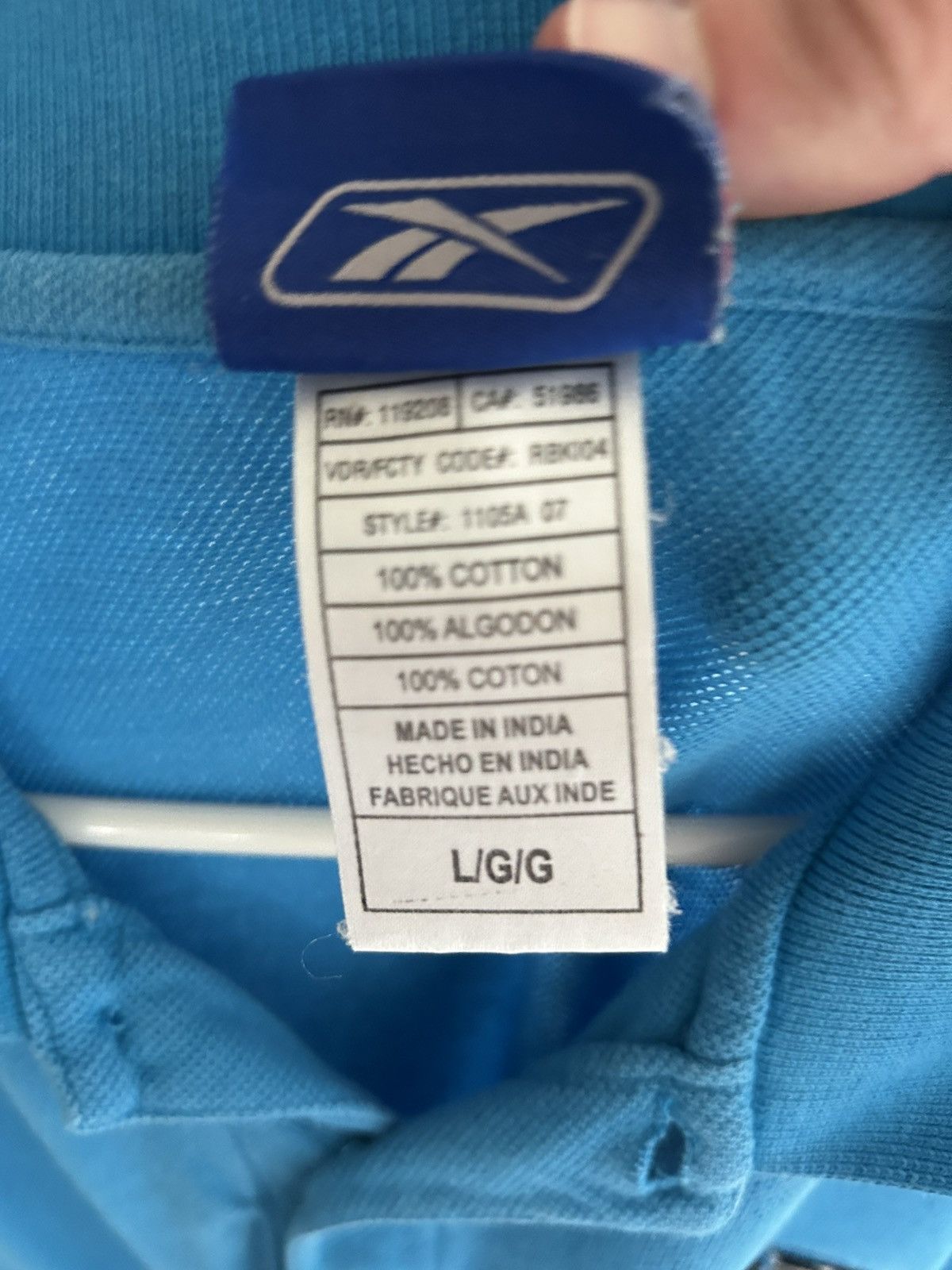 NFL × Reebok Carolina Panthers blue Reebok polo Size US L / EU 52-54 / 3 - 3 Thumbnail
