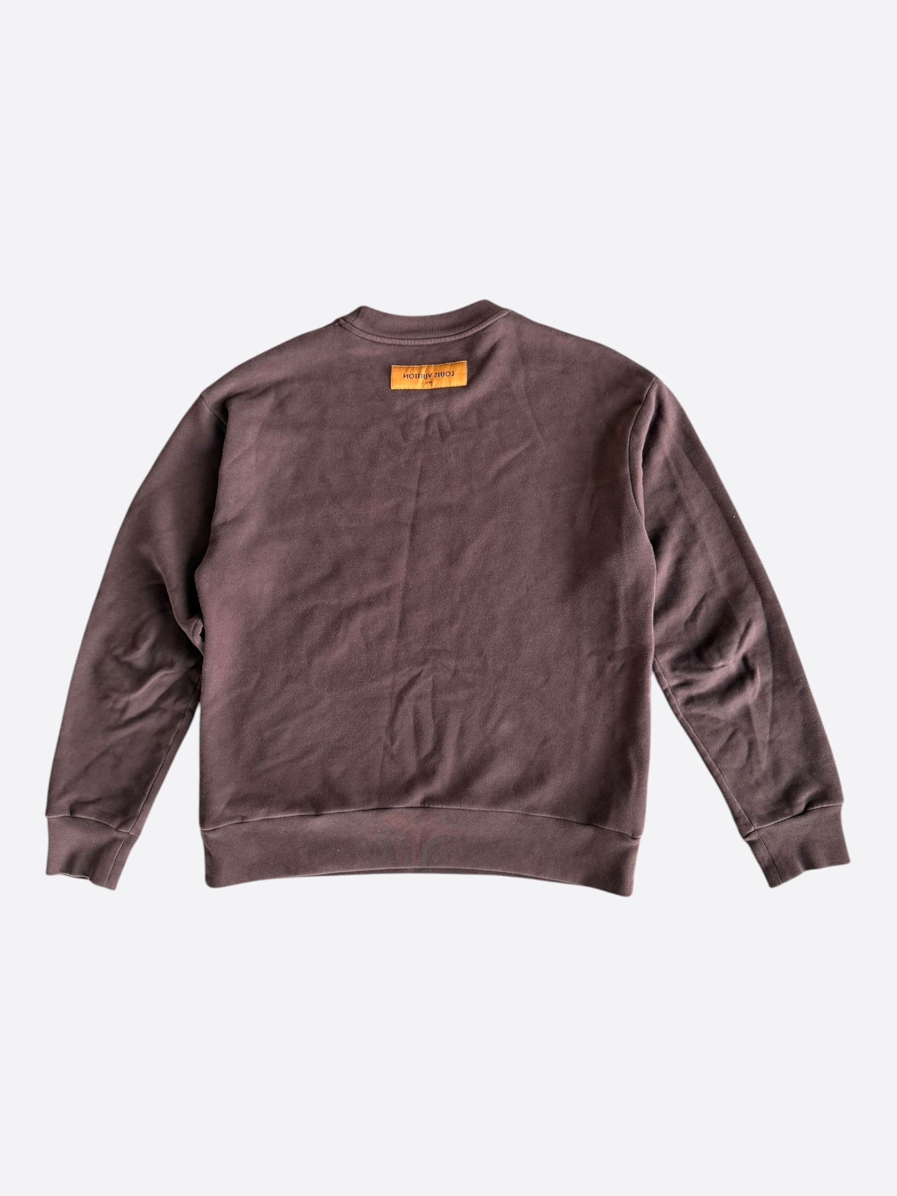 Louis Vuitton Louis Vuitton Brown Tuffetage Logo Sweater Size US S / EU 44-46 / 1 - 2 Thumbnail