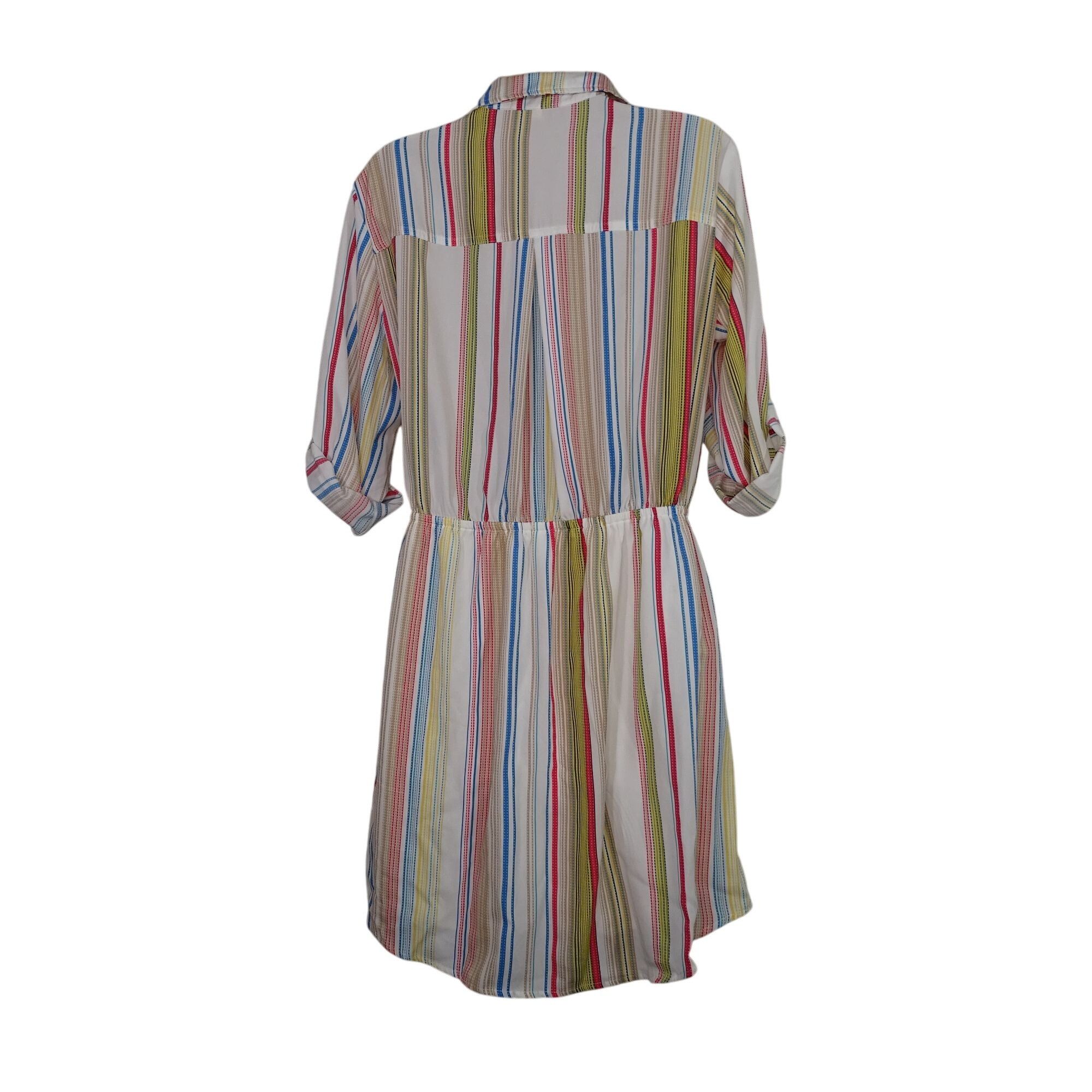 Other Bebop Striped Button Bodice Shirt Dress Women Size L Size L / US 10 / IT 46 - 5 Thumbnail