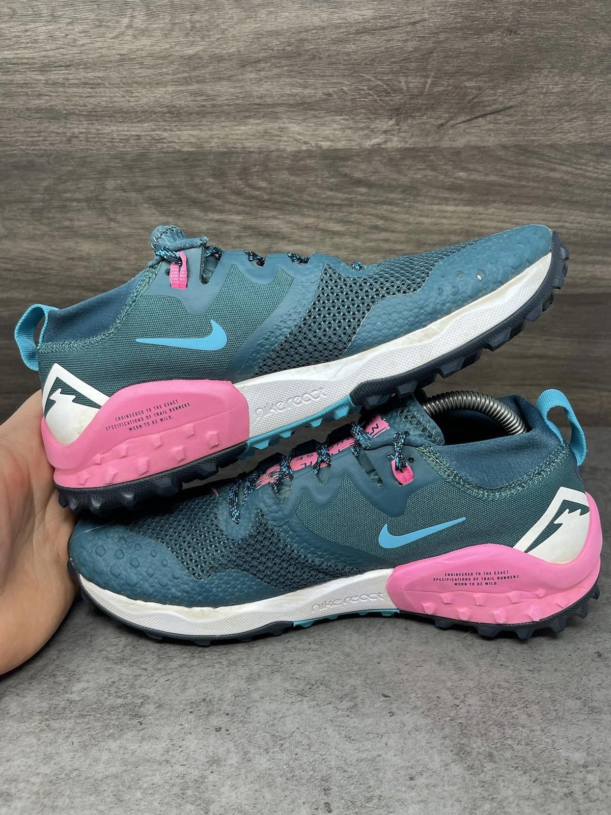 Nike Nike Wildhorse 7 Running Shoes Womens Size 9 Teal Blue Pink Size US 9 / IT 39 - 6 Thumbnail