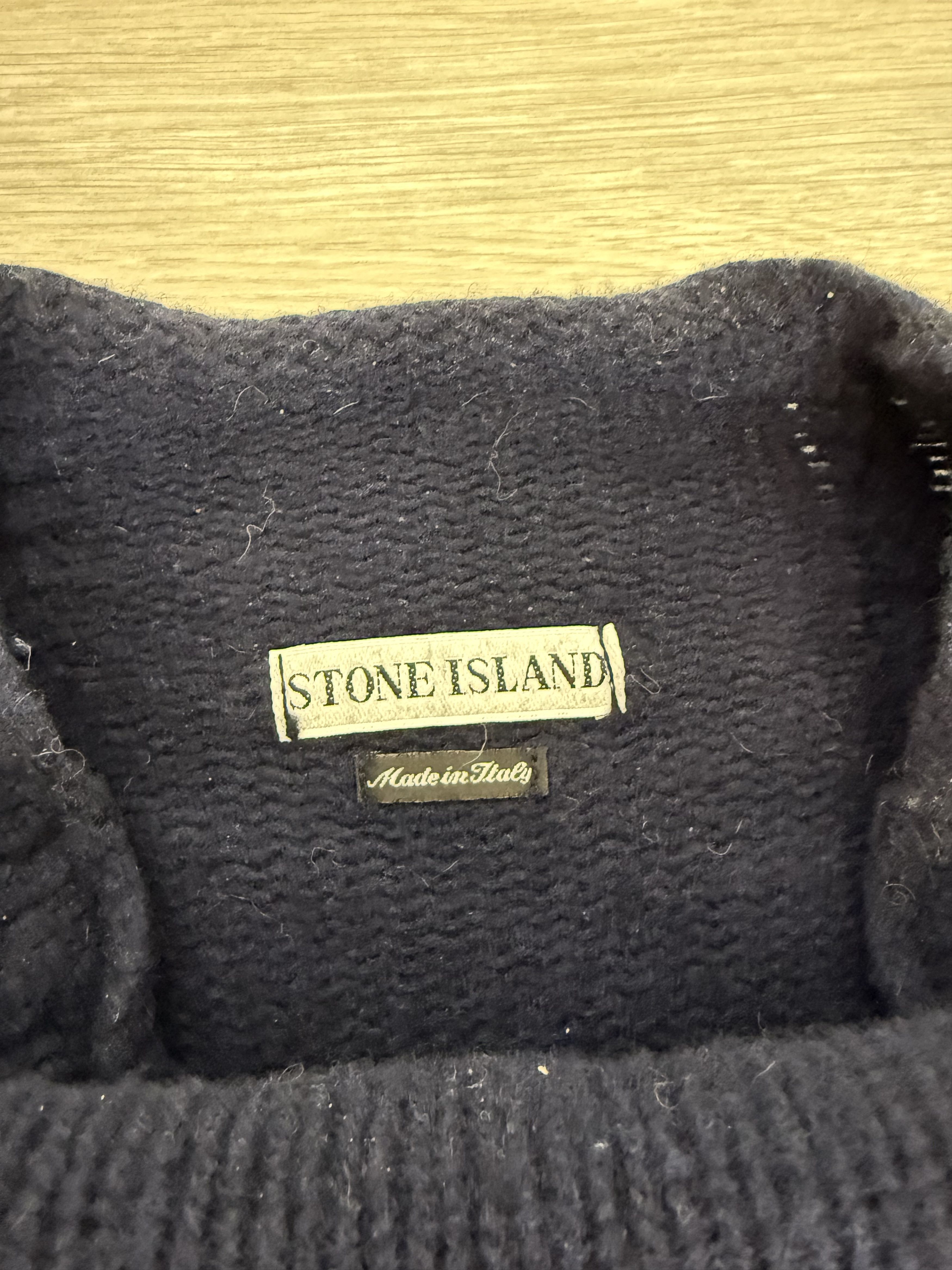 Stone Island Stone Island Archive Wool Fisherman Knit AW 1997 Size US XXL / EU 58 / 5 - 6 Thumbnail