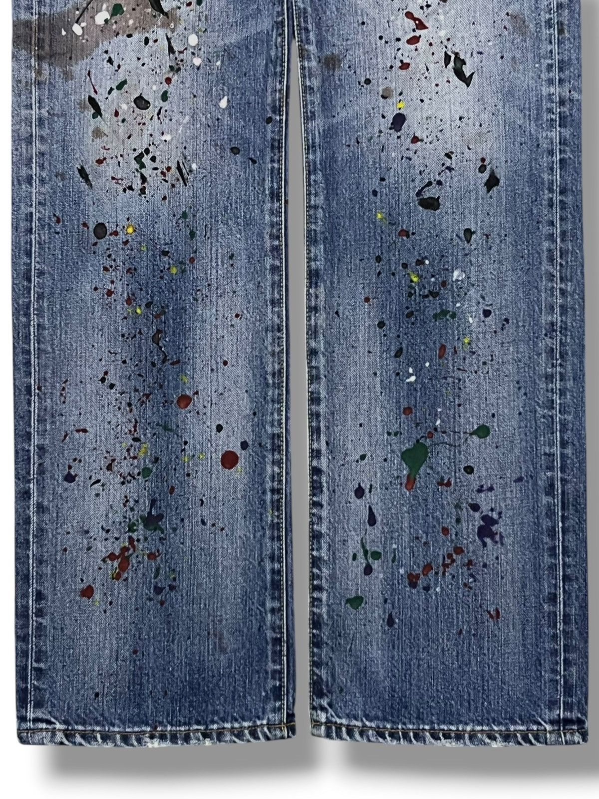 Uniqlo Vintage Uniqlo UJ S002 Japan - Paint Splatter, Faded Wash Size US 32 / EU 48 - 6 Thumbnail