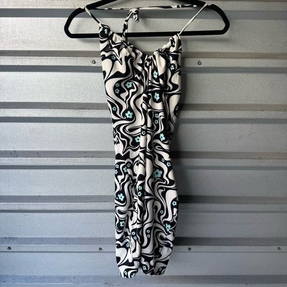 Cotton On NWT COTTON ON BODYCON GATHERED HALTER MINI DRESS AQUA WAVE M Size M / US 6-8 / IT 42-44 - 2 Thumbnail
