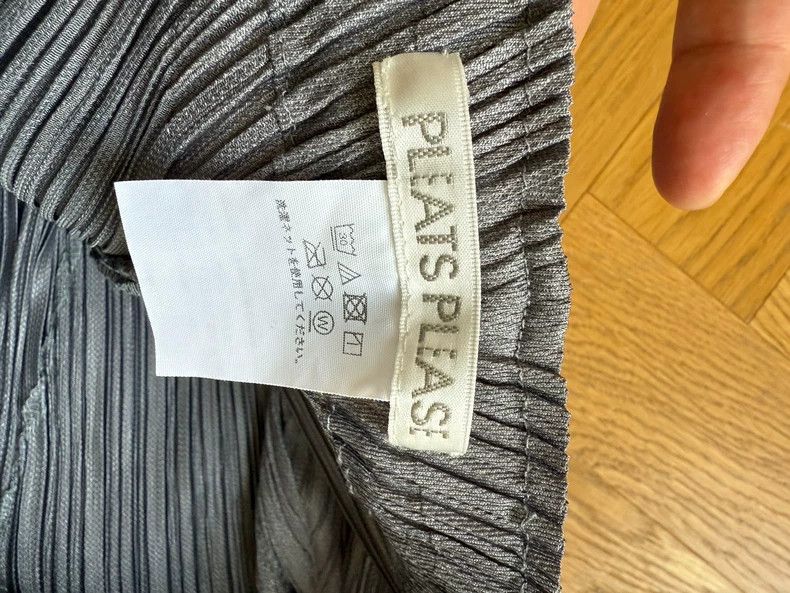 Issey Miyake Issey Miyake size:2 Grey twill trousers Size 29" - 2 Thumbnail