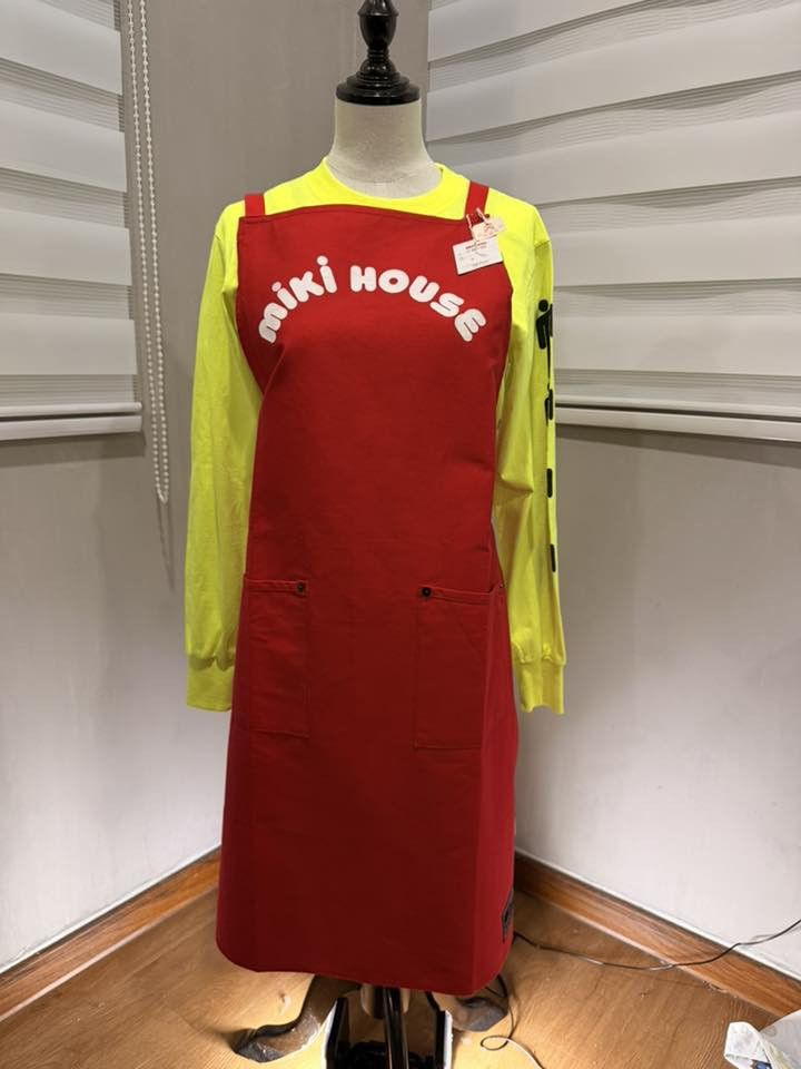 Japanese Brand miki house japan cotton apron new S-L 2774 Size ONE SIZE - 1 Thumbnail