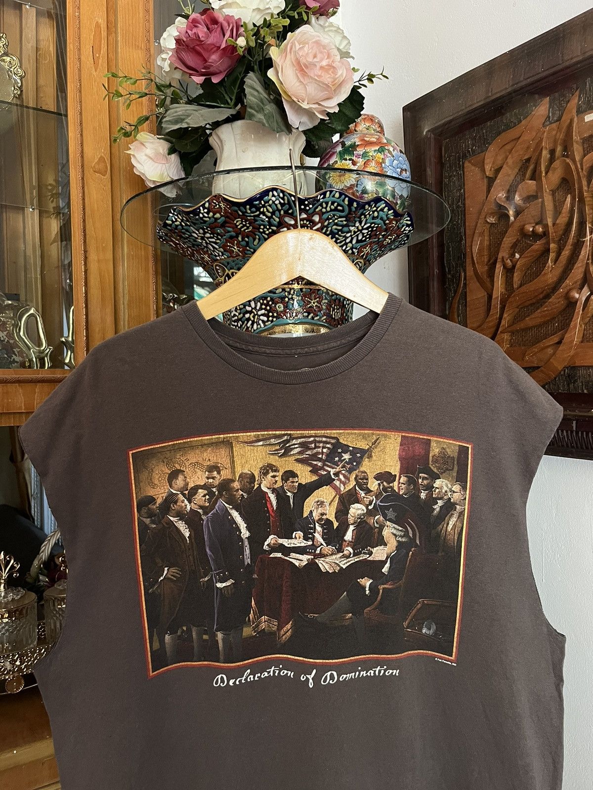 Vintage Declaration of Domination Agreement Sleeve less Tee