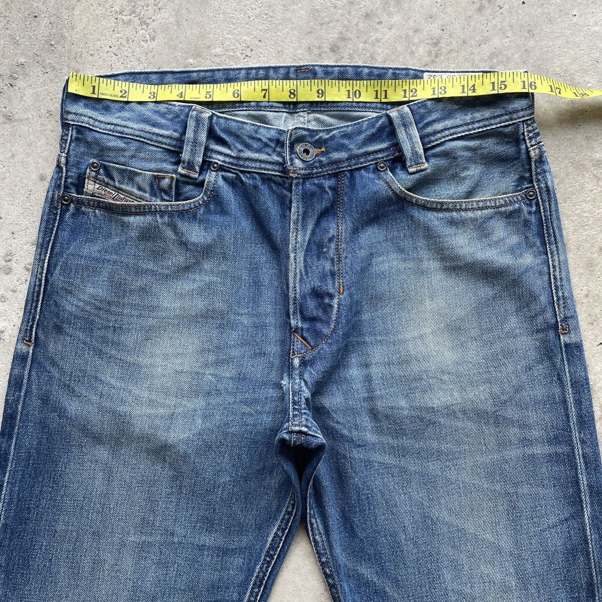 Diesel Vintage Diesel Industry FlyButton Denim Faded Jeans Pants Size US 32 / EU 48 - 5 Thumbnail