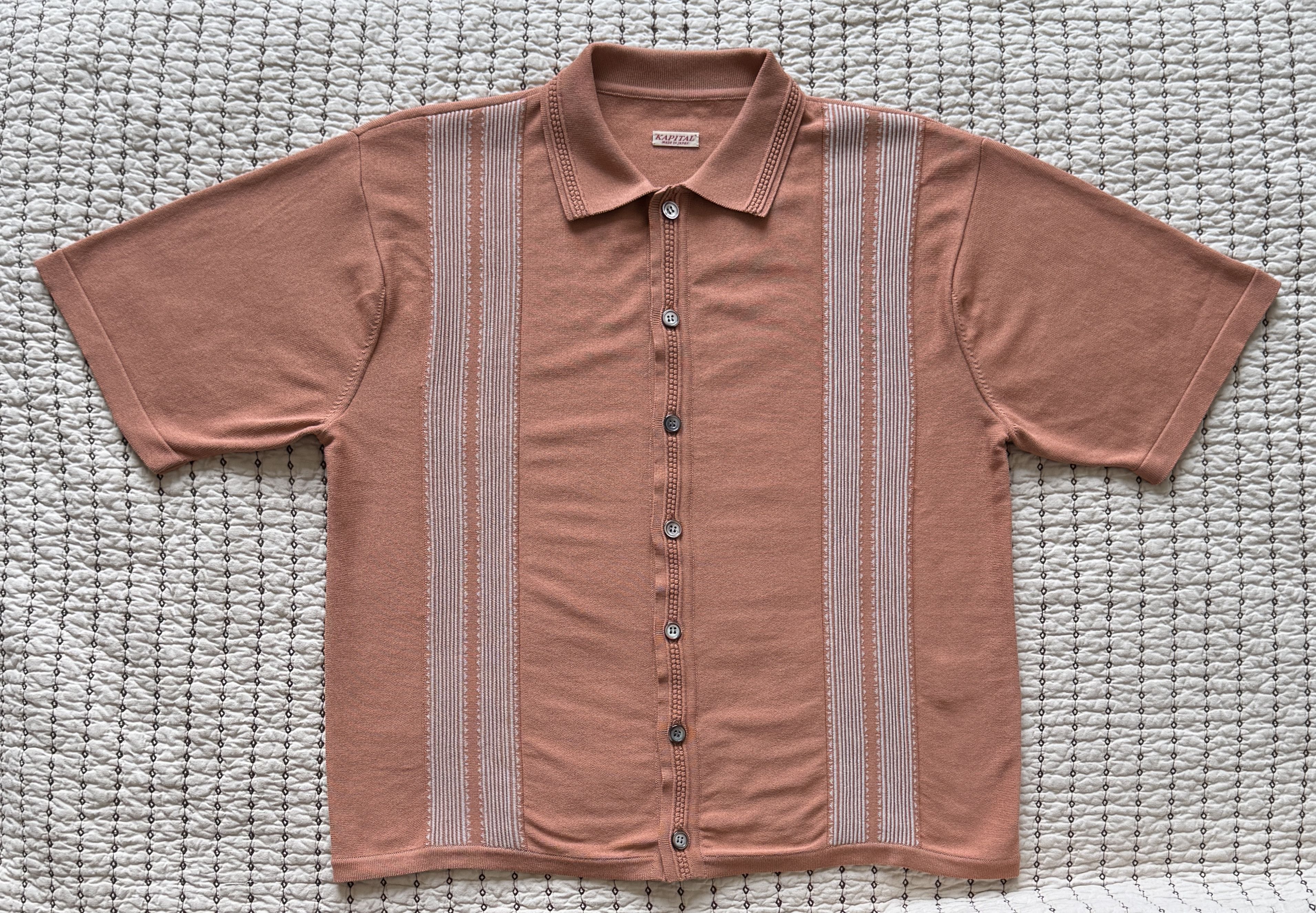 Kapital KAPITAL 14G COTTON KNIT TENNESSEE ALOHA KNIT SOHORENGA SZ 3 Size US L / EU 52-54 / 3 - 1 Thumbnail