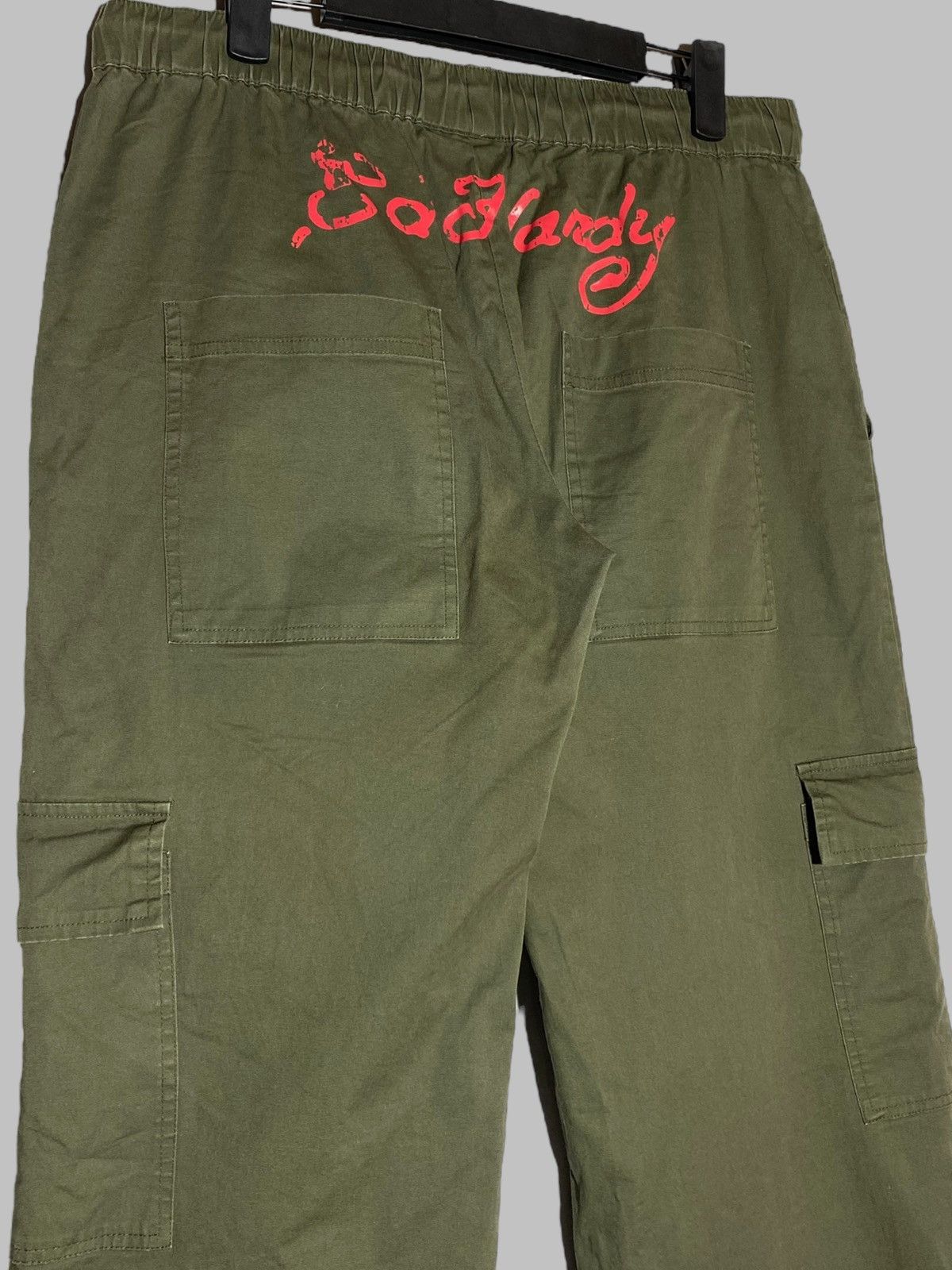 Ed Hardy Ed Hardy Y2k Khaki Japanese Parachute Pants Size US 32 / EU 48 - 2 Thumbnail