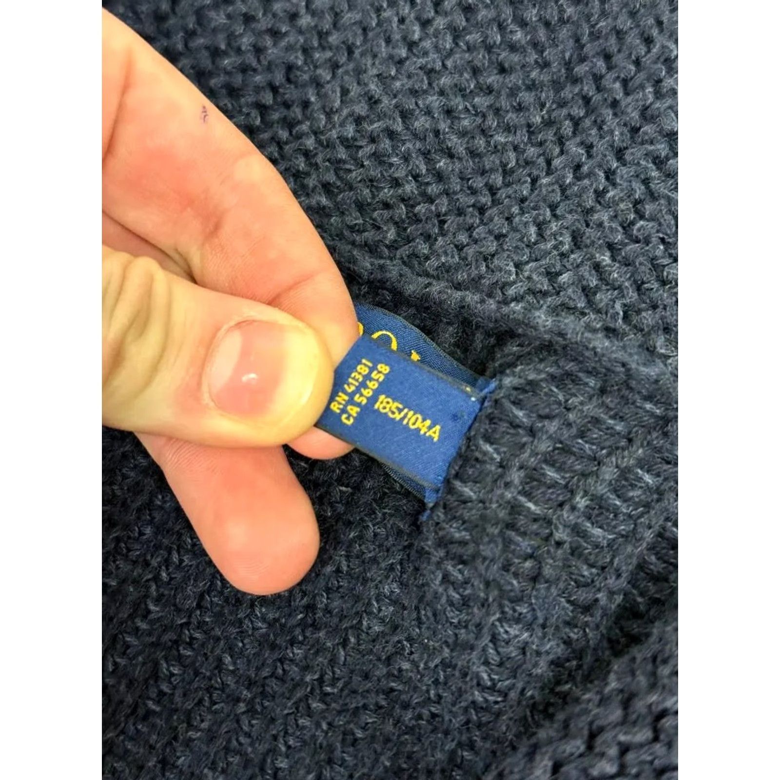 Polo Ralph Lauren VINTAGE Polo Ralph Lauren Cardigan Sweater Shirt XL Blue (Men) Size US XL / EU 56 / 4 - 4 Thumbnail