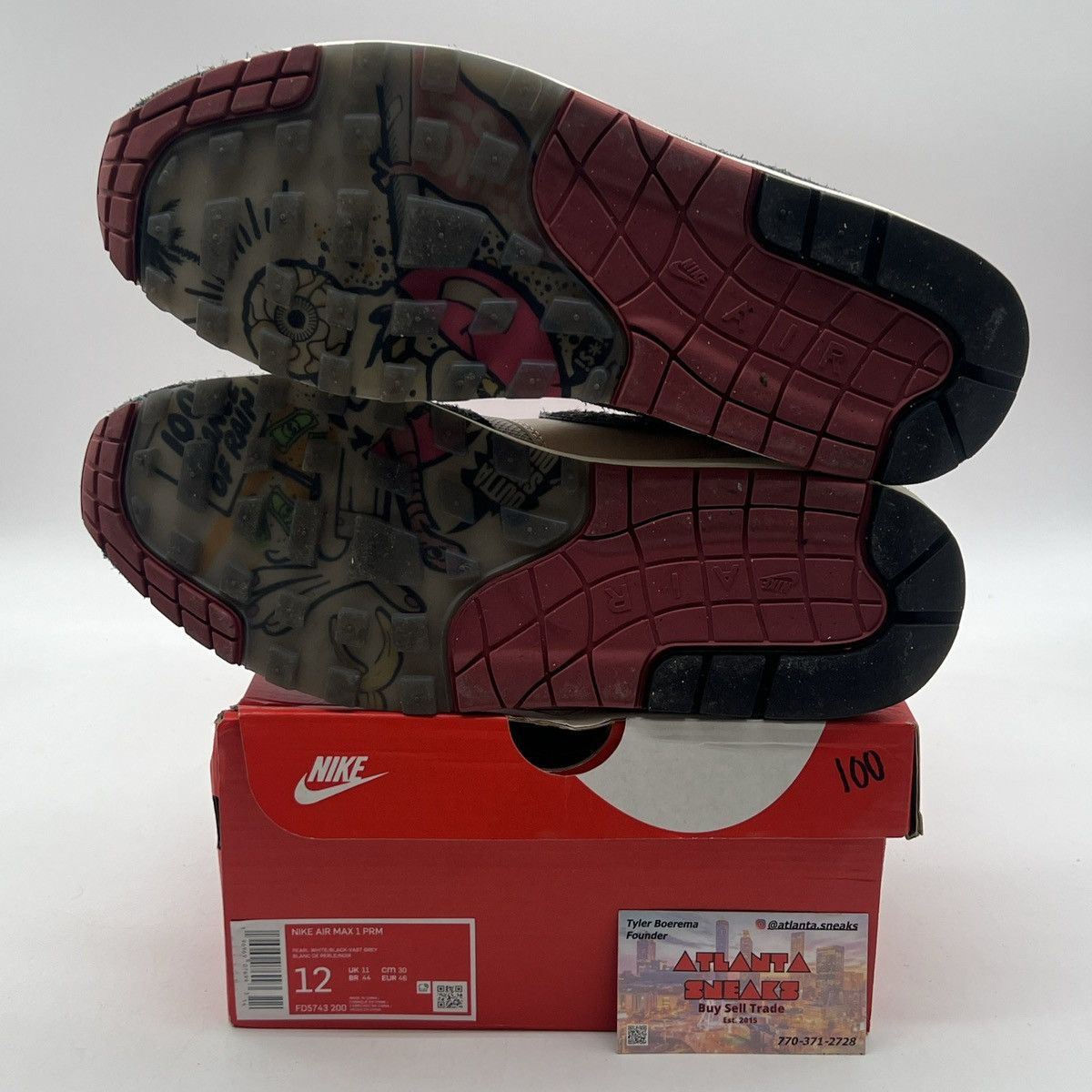 Nike Air max 1 keep rippin stop slippin 2.0 Size US 12 / EU 45 - 8 Thumbnail