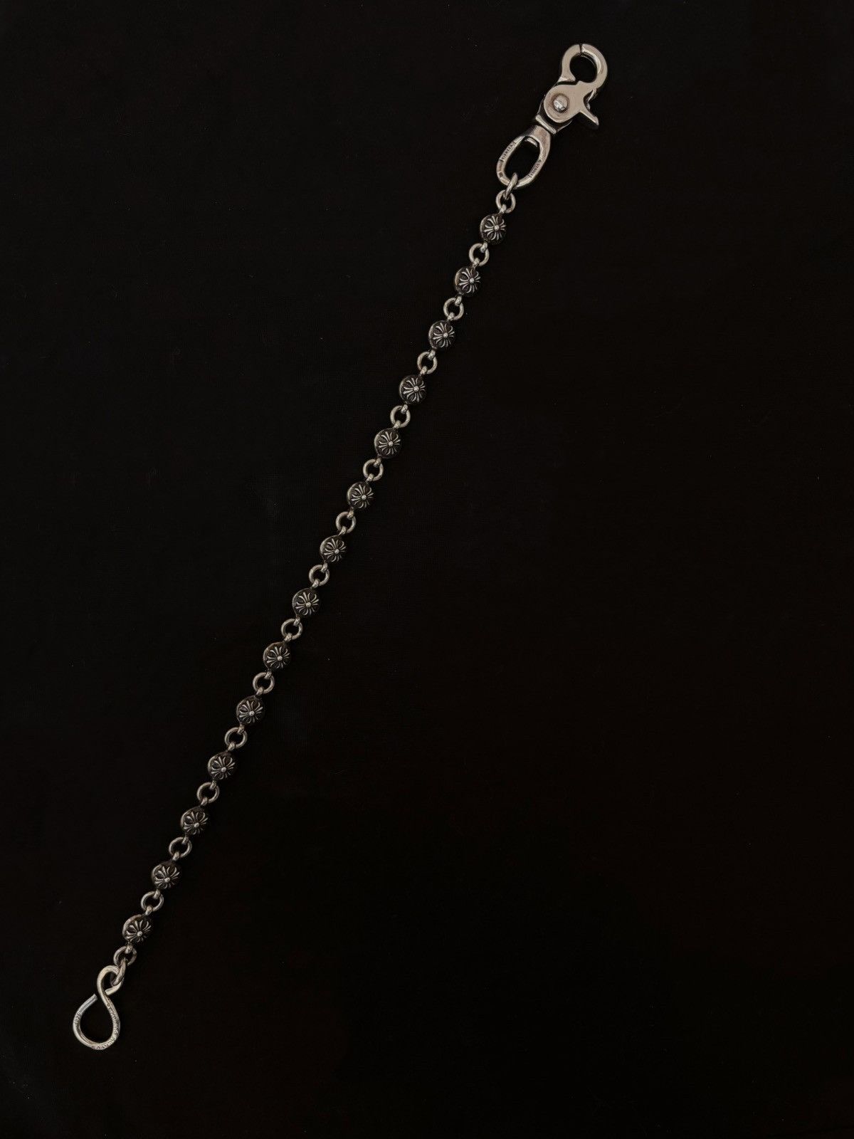 Chrome Hearts Chrome hearts silver Cross ball wallet chain 17” Size ONE SIZE - 4 Thumbnail