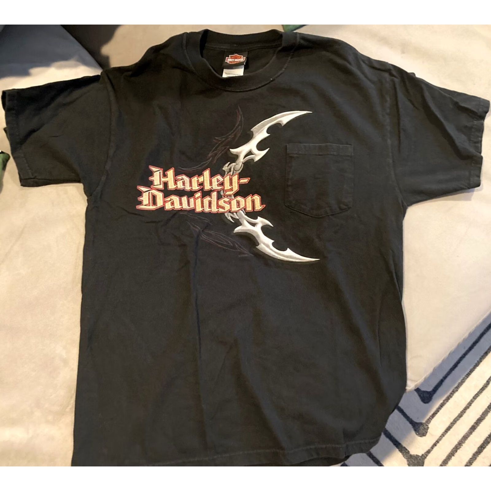 Harley Davidson Harley Davidson Pocket T Shirt Large Shenandoah VA Size US L / EU 52-54 / 3 - 2 Thumbnail