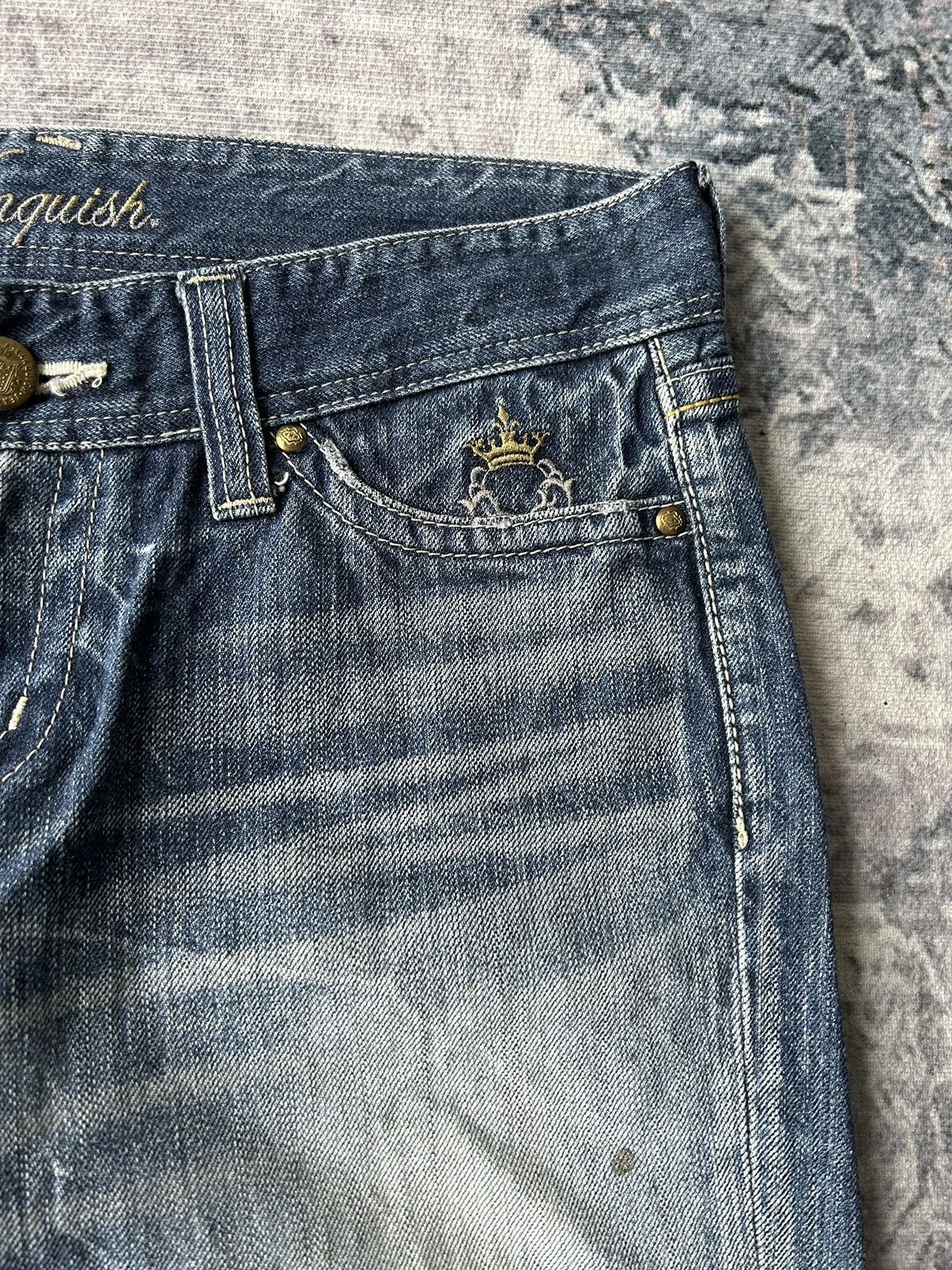 Vanquish Flared Vanquish Mudwash Punk Jeans Size US 31 - 6 Thumbnail