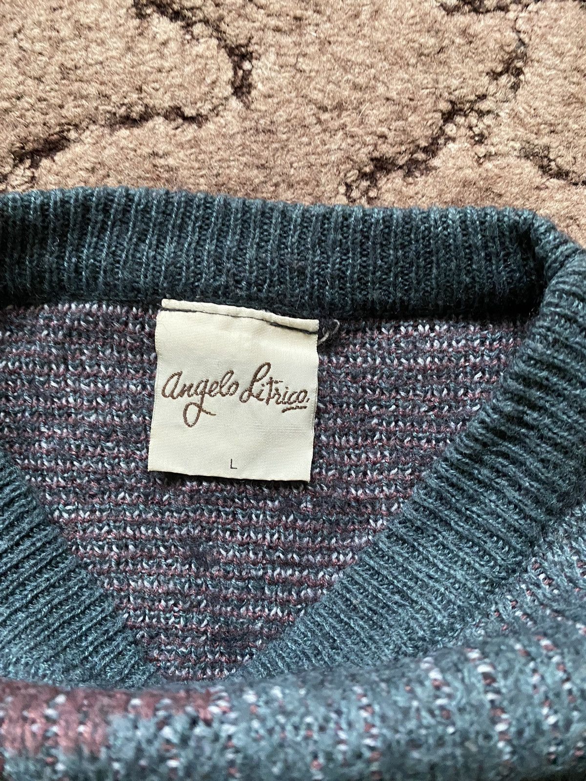 Angelo Litrico × Vintage 🇮🇹VINTAGE Angelo Litrico wool the Barns Storm sweater,y2k Size US M / EU 48-50 / 2 - 5 Thumbnail