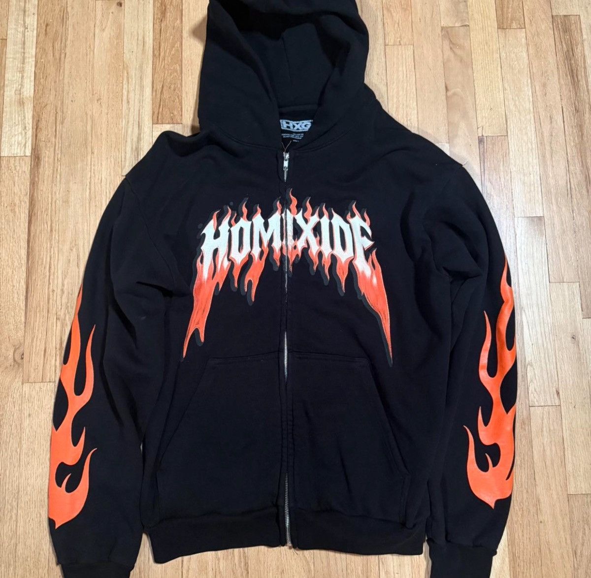 HXG Homixide Gang Zipup from September LA concert 2025 Size US XL / EU 56 / 4 - 1 Thumbnail