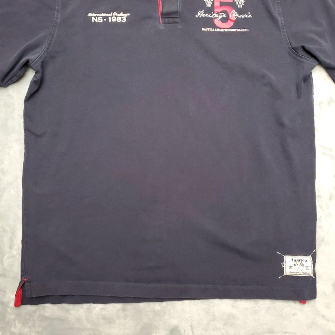 Nautica Nautica Shirt Mens XL Blue Polo International Challenge Heritage Classic Sailing Size US XL / EU 56 / 4 - 3 Thumbnail