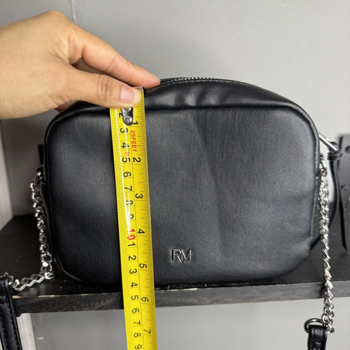 Rebecca Minkoff Rebecca Minkoff Black Quilted Studded Crossbody Bag Purse Size ONE SIZE - 7 Thumbnail