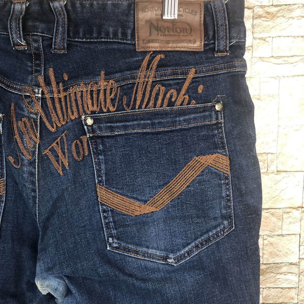 Japanese Brand × Norton Norton Blue Denim Pants #A64 Size US 34 / EU 50 - 16 Thumbnail